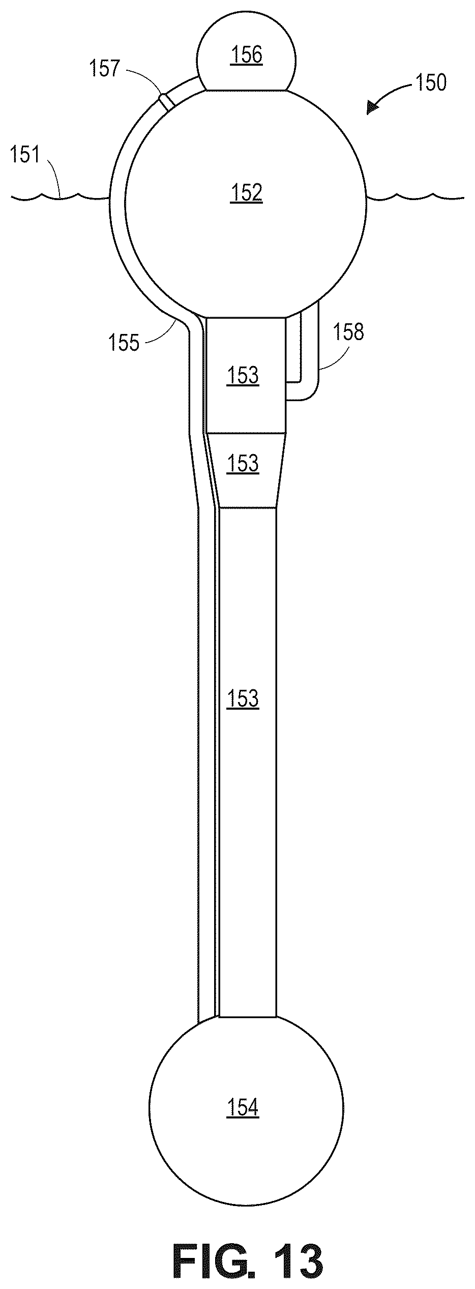 Patent US12492673 Figure 13 – Recirculating inertial hydrodynamic pump and wave engine