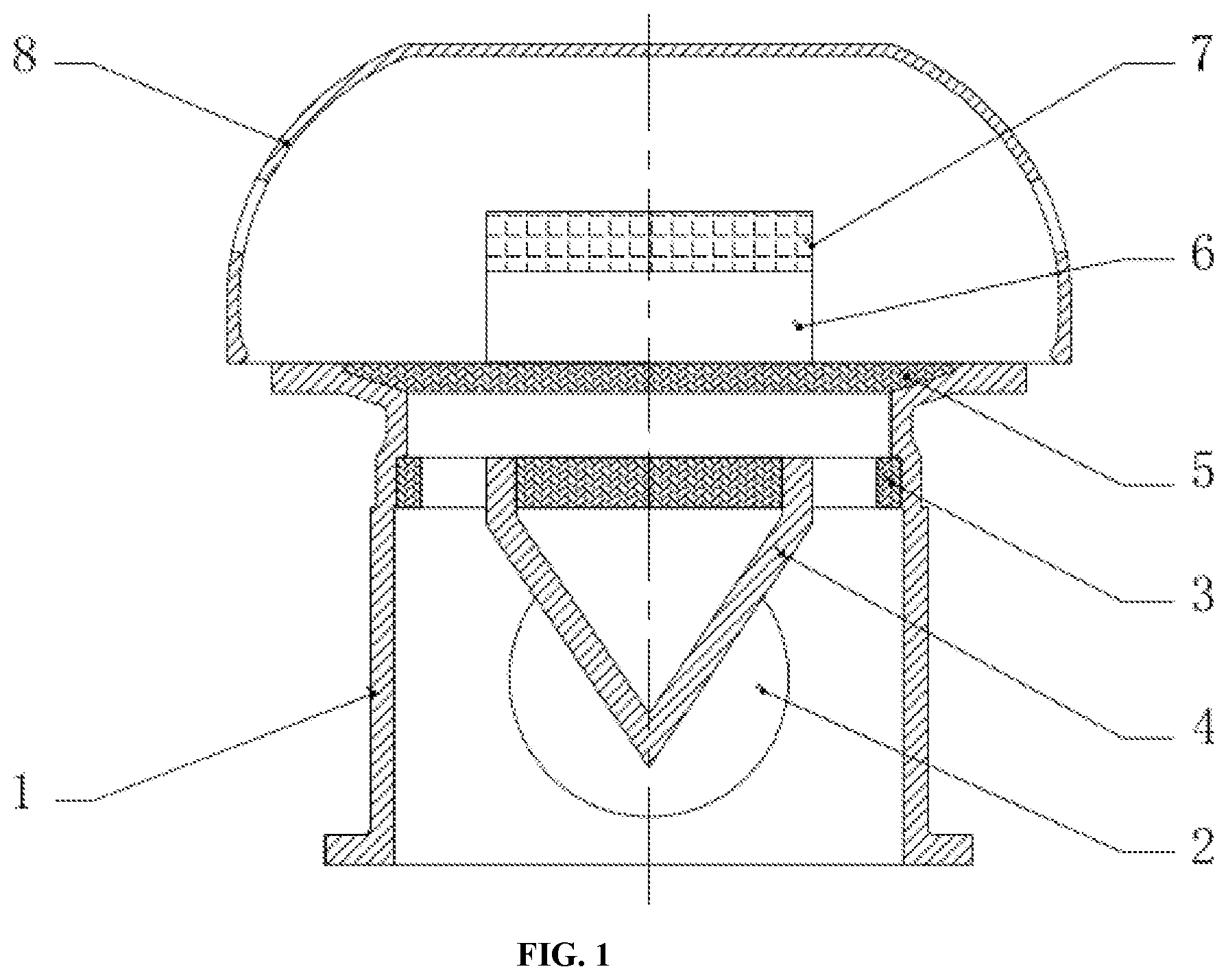 Patent US12492674 — Floating oscillating water column-type wave energy power generation — Figure 1