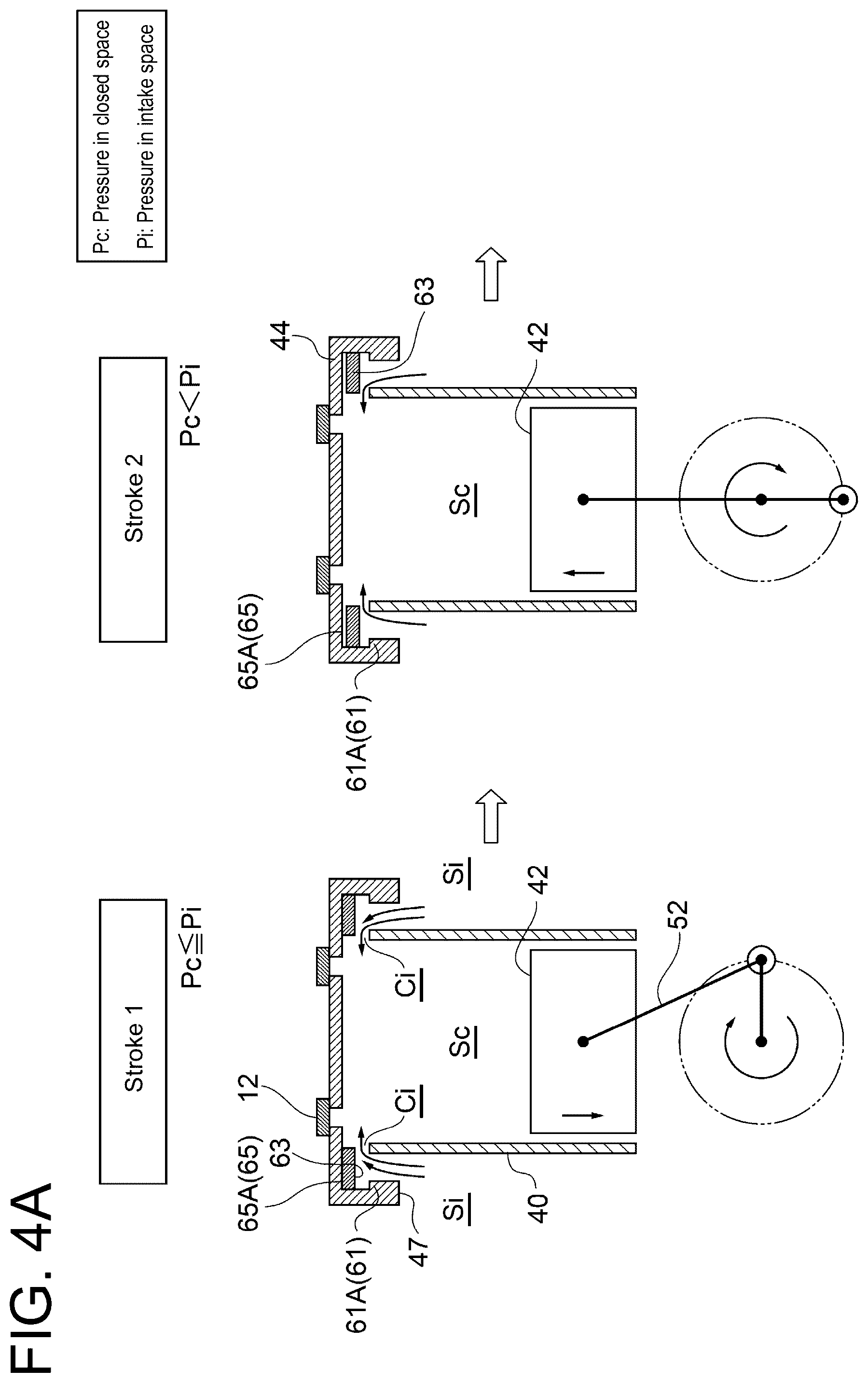 Patent US12492691 Figure 4 – Reciprocating compressor