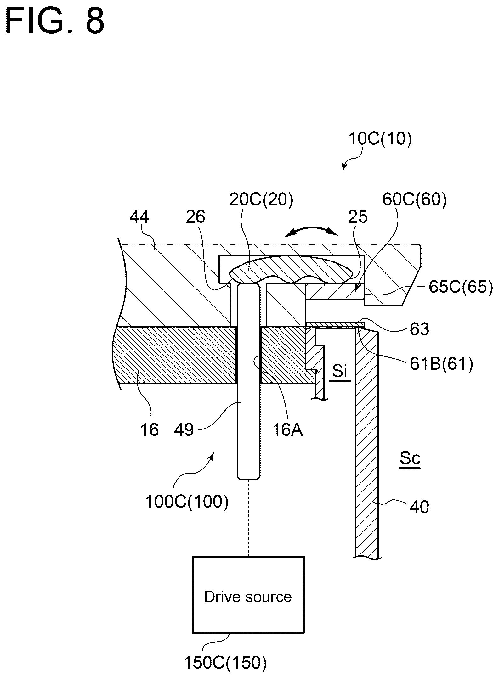 Patent US12492691 Figure 9 – Reciprocating compressor