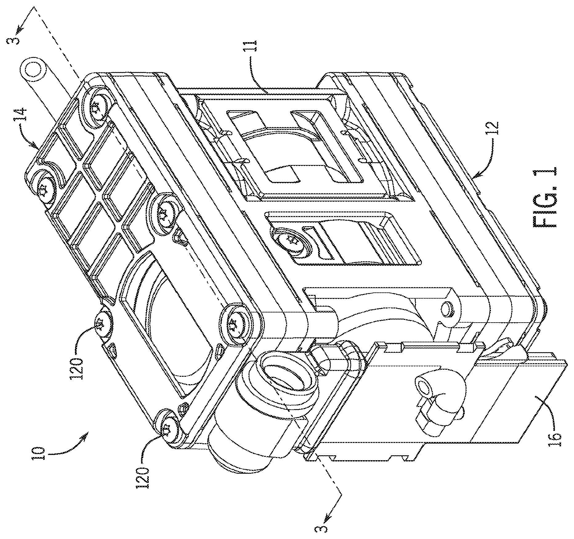 Patent US12492694 Figure 1 – Personal air sampling pump assembly