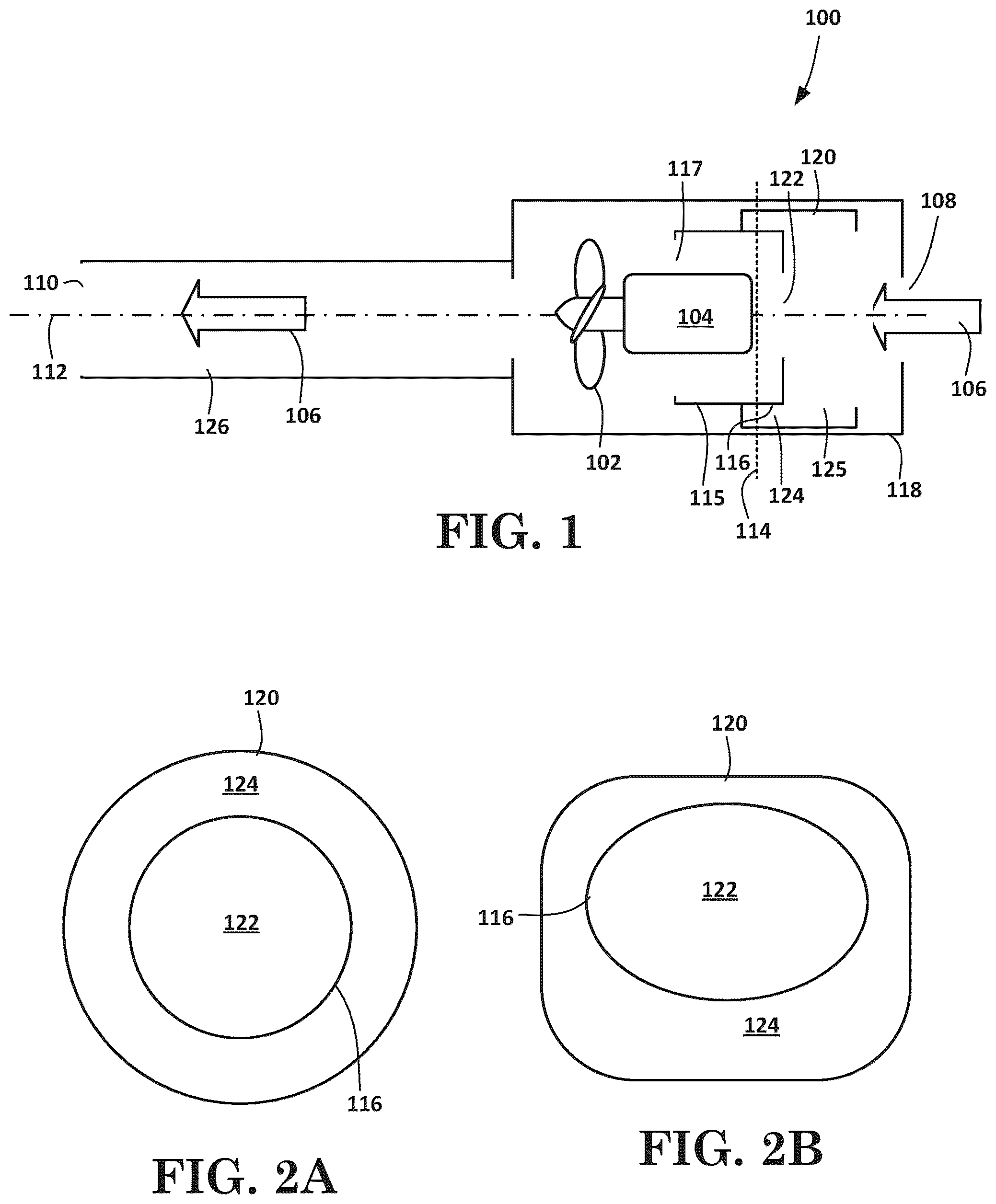 Patent US12492715 — Debris blower with sound attenuation resonator — Figure 1
