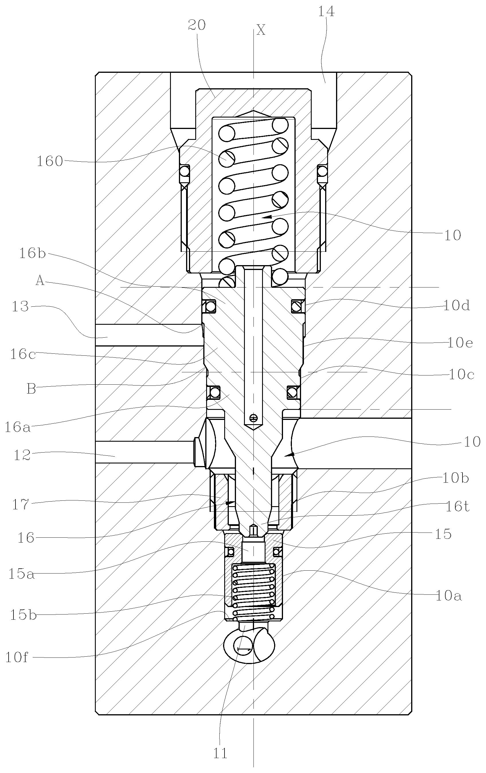 Patent US12492752 — Movement control valve — Figure 1