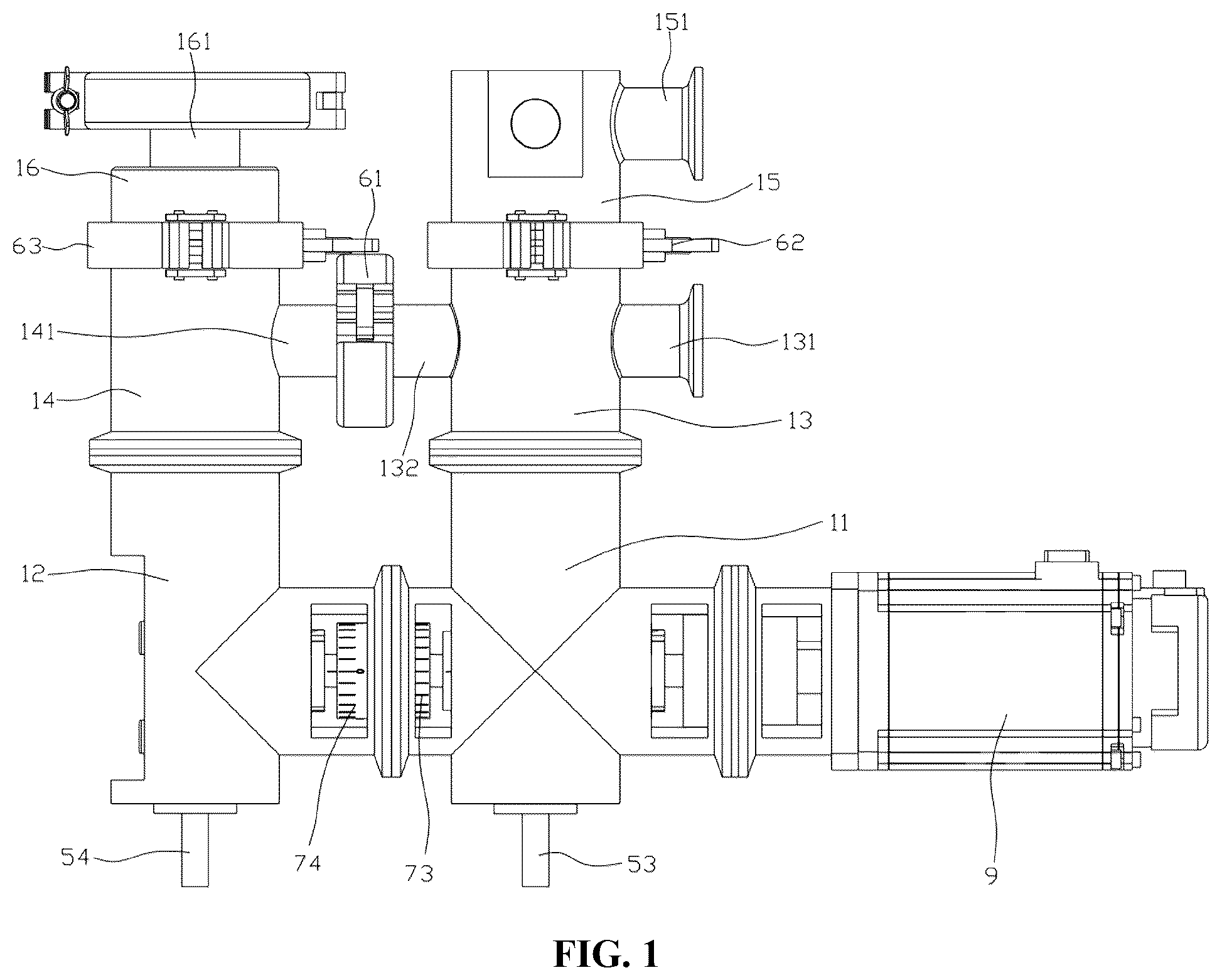 Patent US12492756 — Series-connection type servo valve mechanism — Figure 1