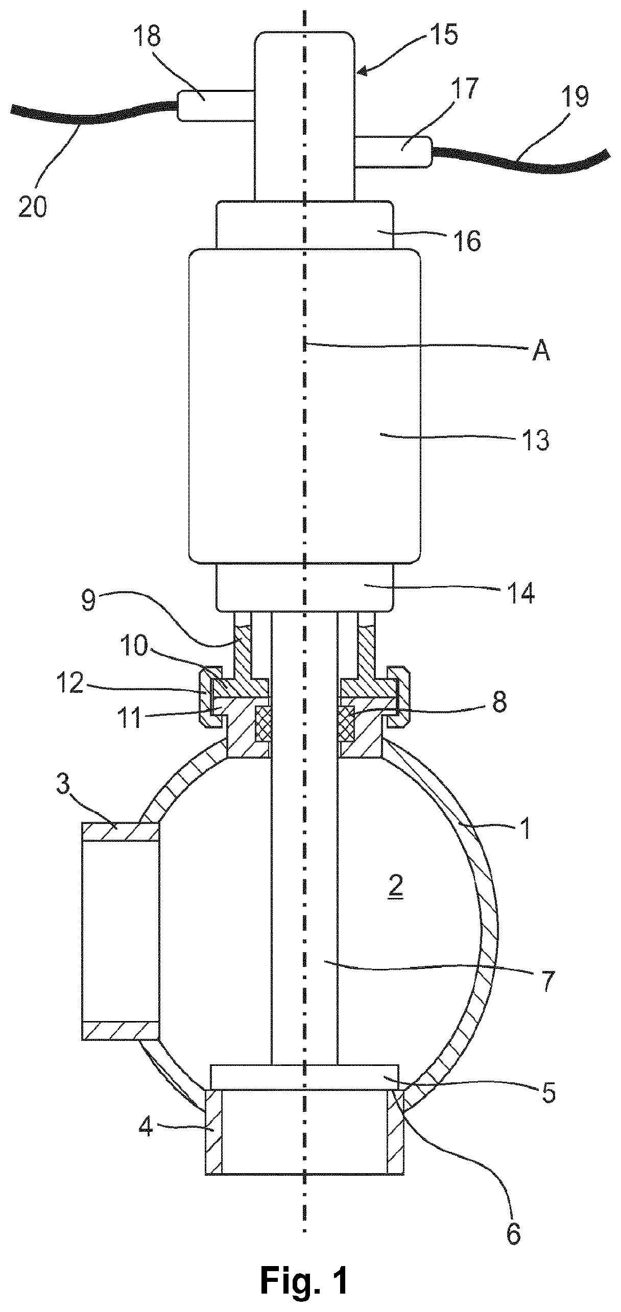 Patent US12492759 — Lift valve having lift drive — Figure 1