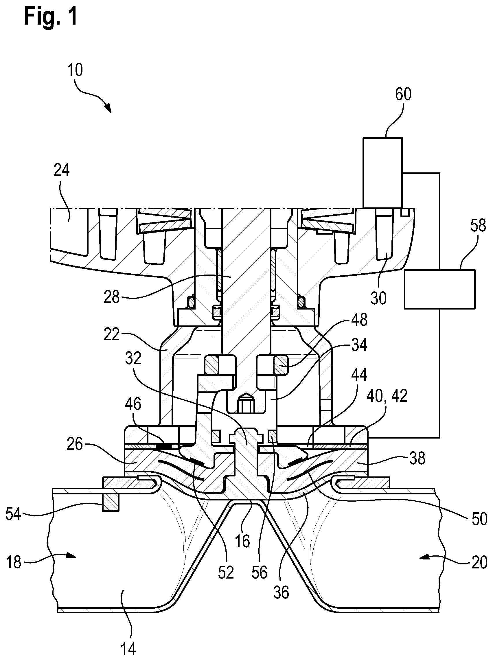 Patent US12492760 — Method of operating a diaphragm valve and diaphragm valve — Figure 1