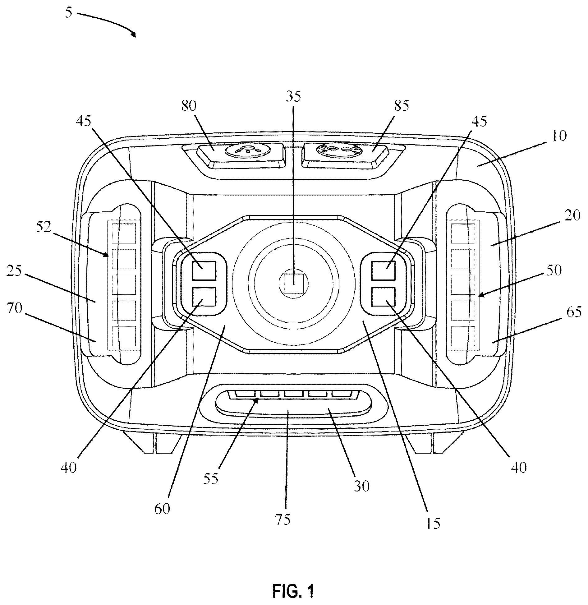 Patent US12492793 — Broad view headlamp — Figure 1