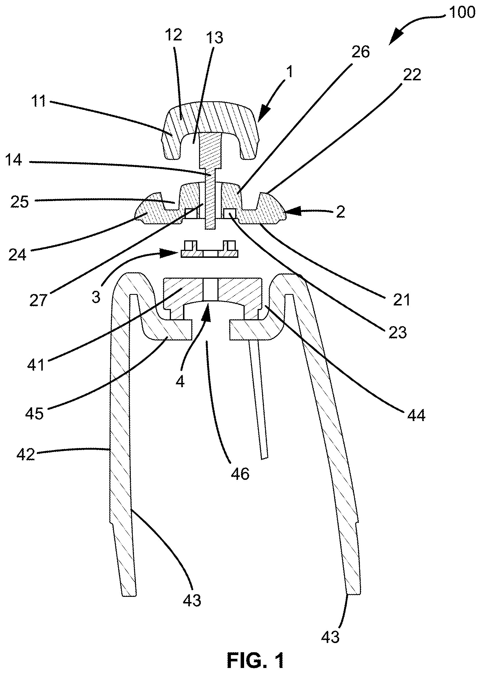 Patent US12492803 — Silicone lensing for aesthetic automotive trim lighting — Figure 1