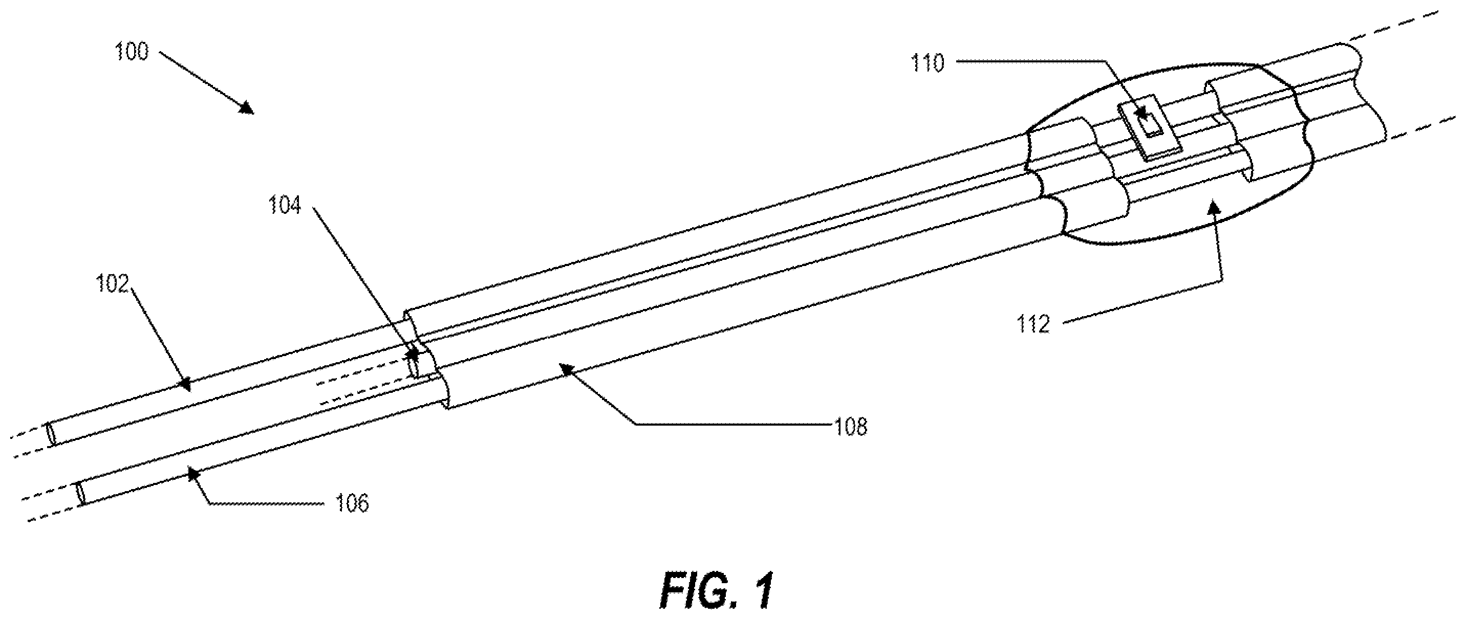Patent US12492809 — LED light string with transparent and opaque coatings — Figure 1