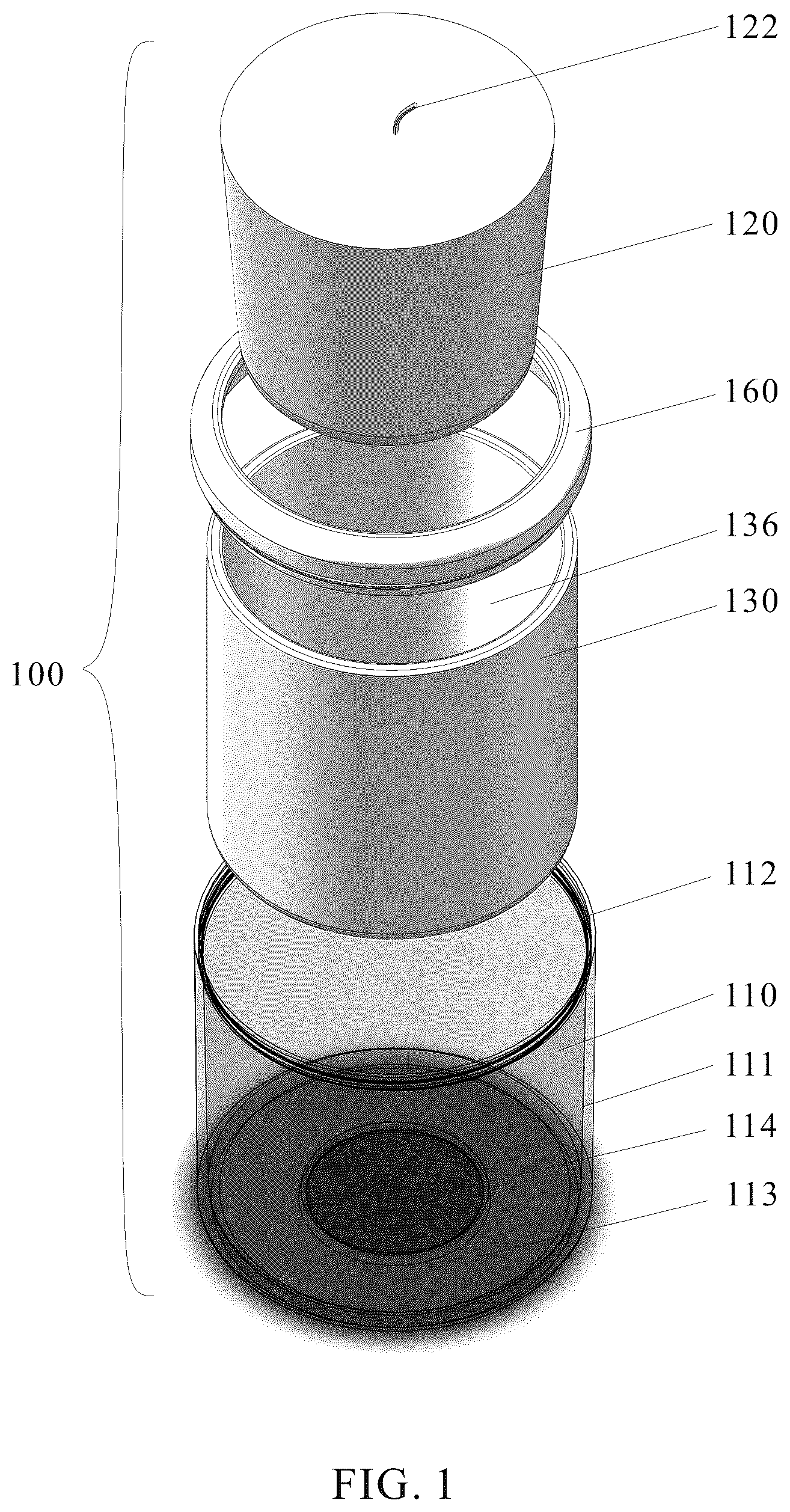 Patent US12492812 — Reusable wax candle holder and methods — Figure 1