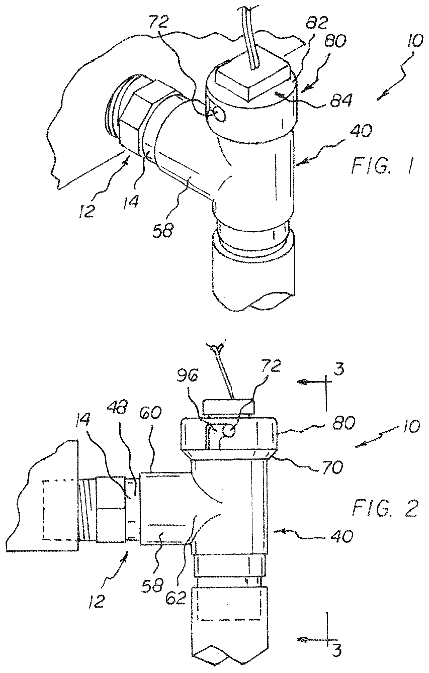 Patent US12492840 Figure 1 – Air conditioner shutoff switch and flush system