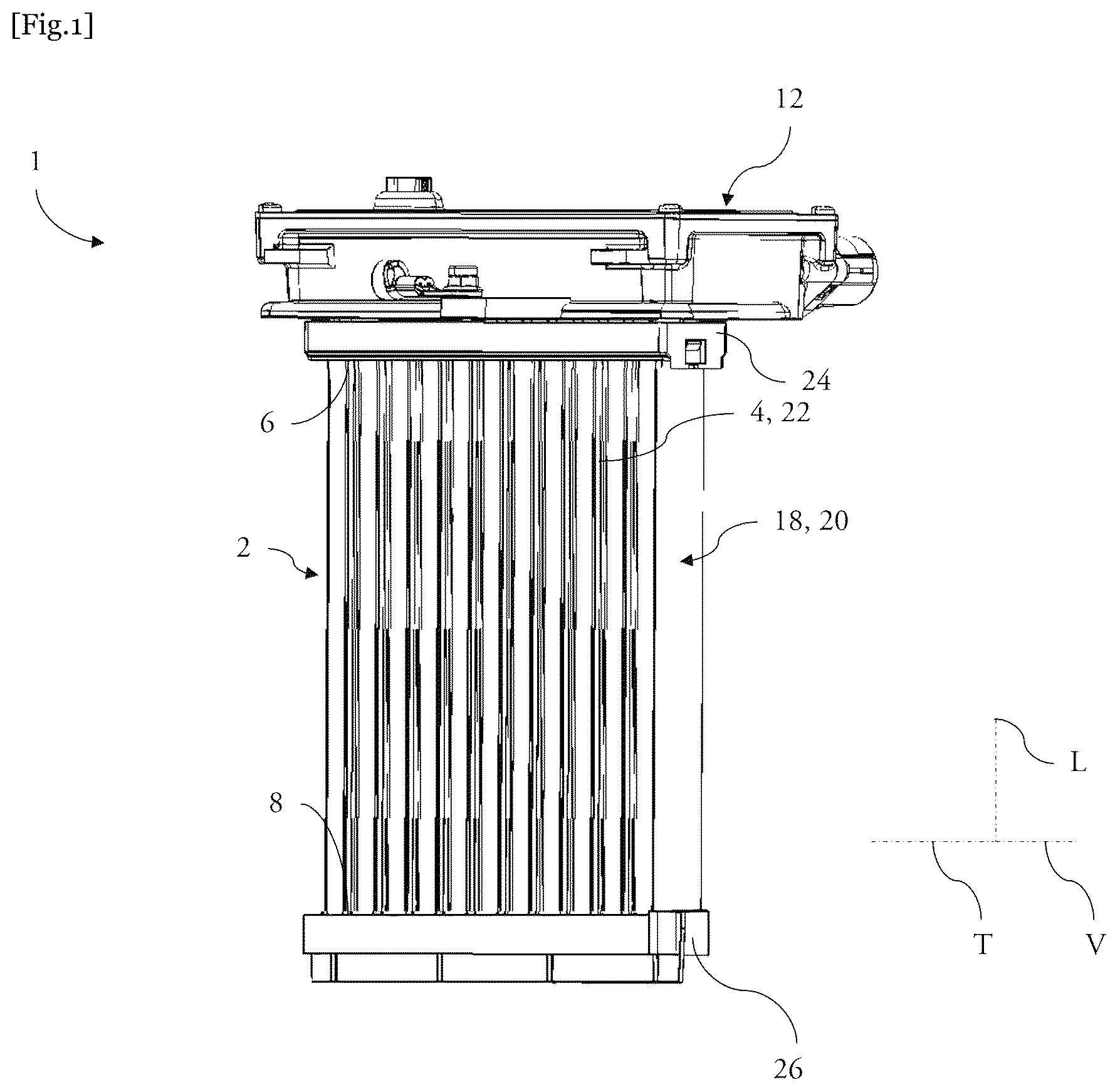 Patent US12492843 — Heating body of an electric radiator — Figure 1