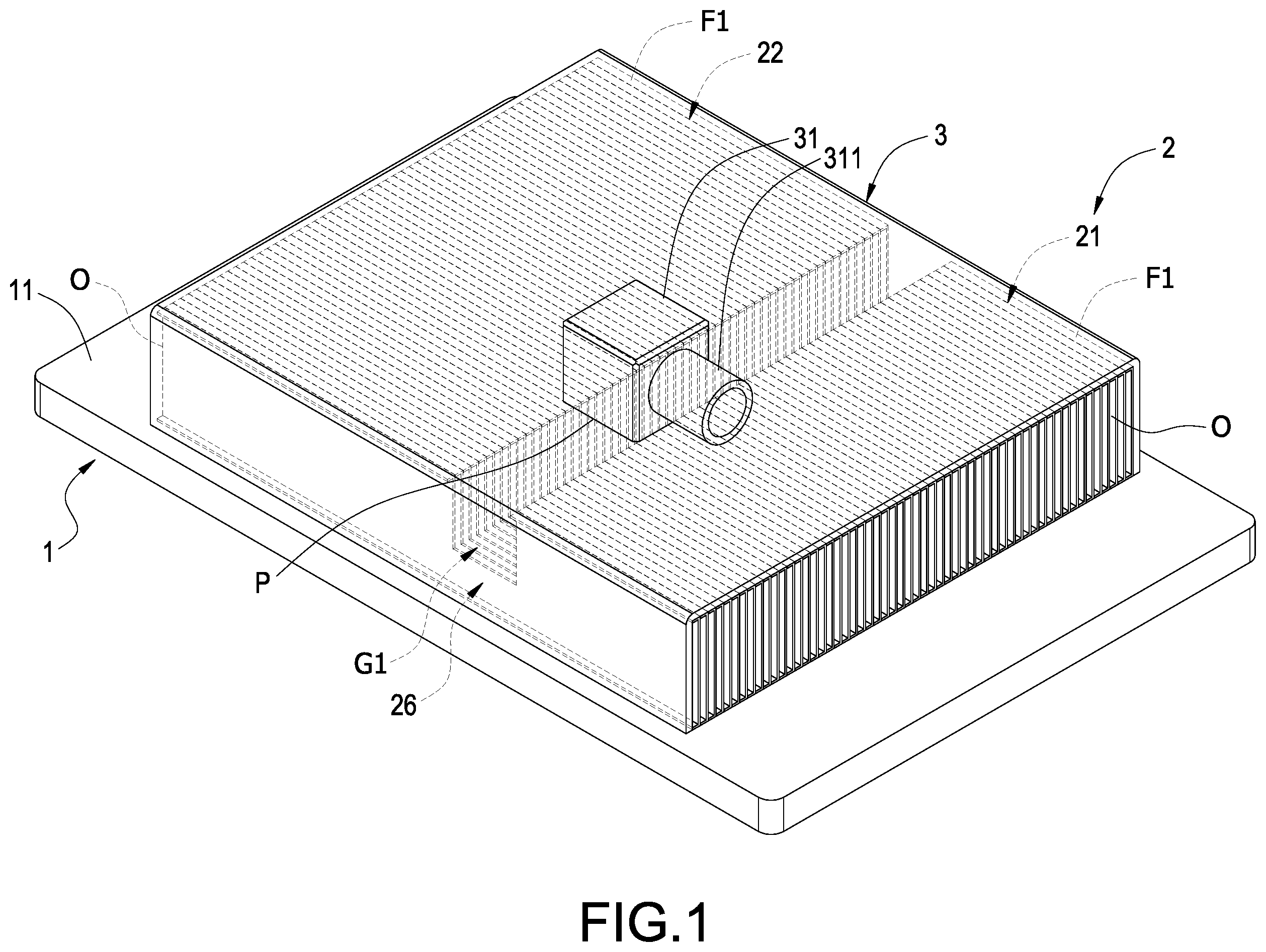 Patent US12492869 — Immersion liquid cooling heat sink — Figure 1