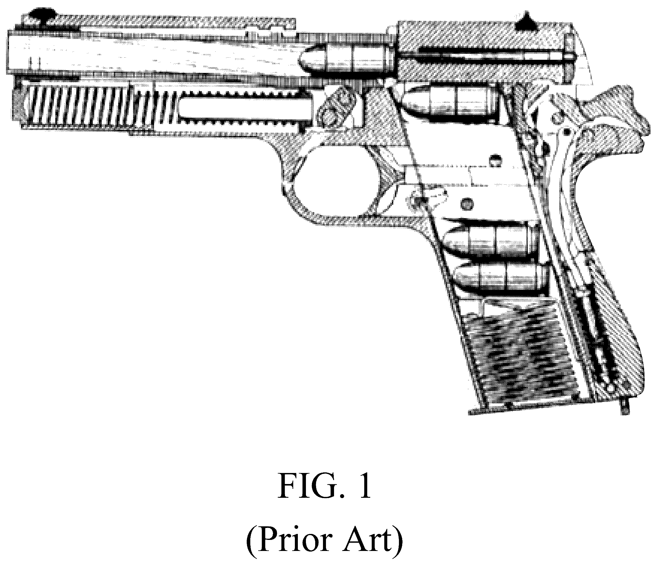 Patent US12492876 Figure 1 – Firearm safety feature