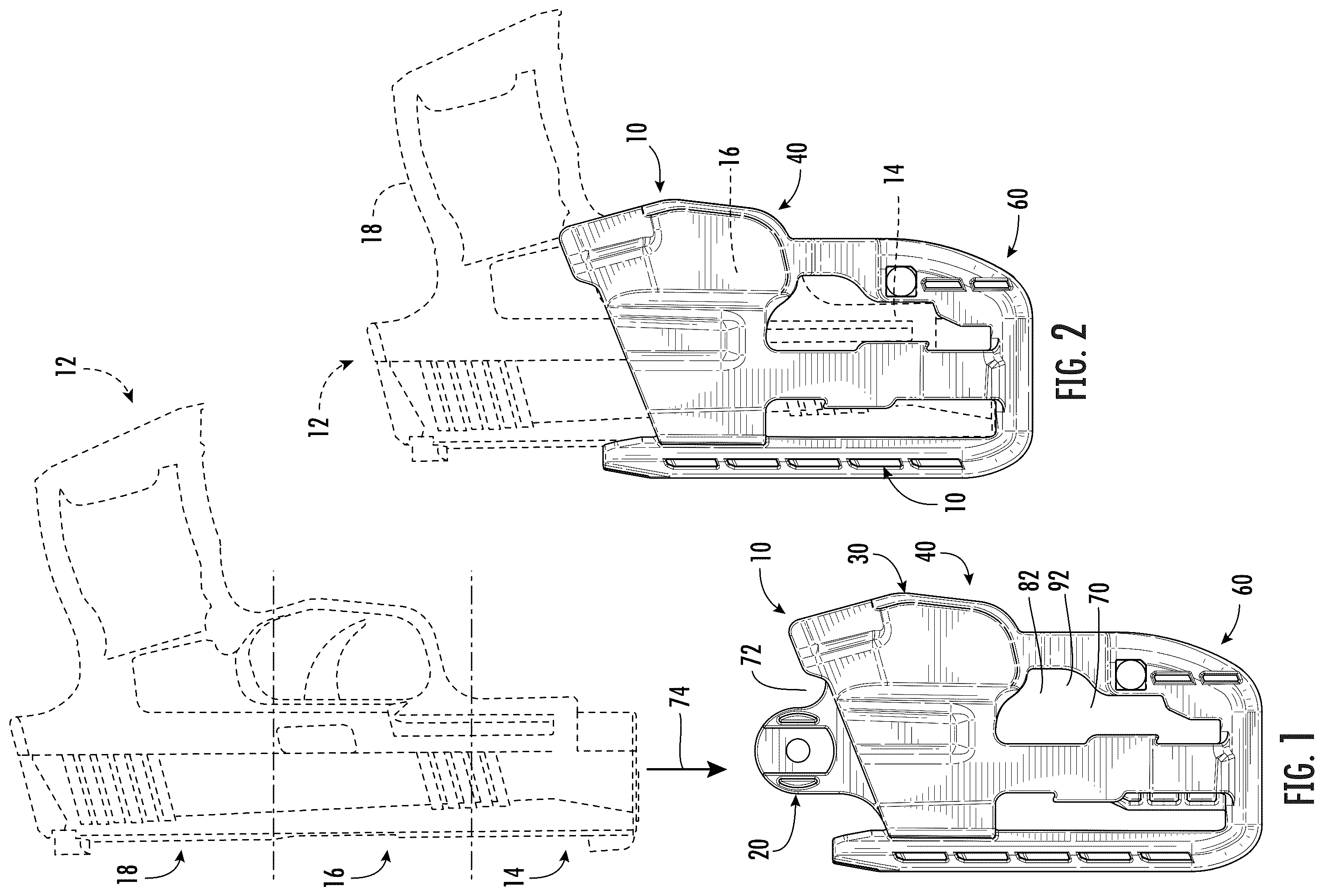 Patent US12492883 — Holster — Figure 1