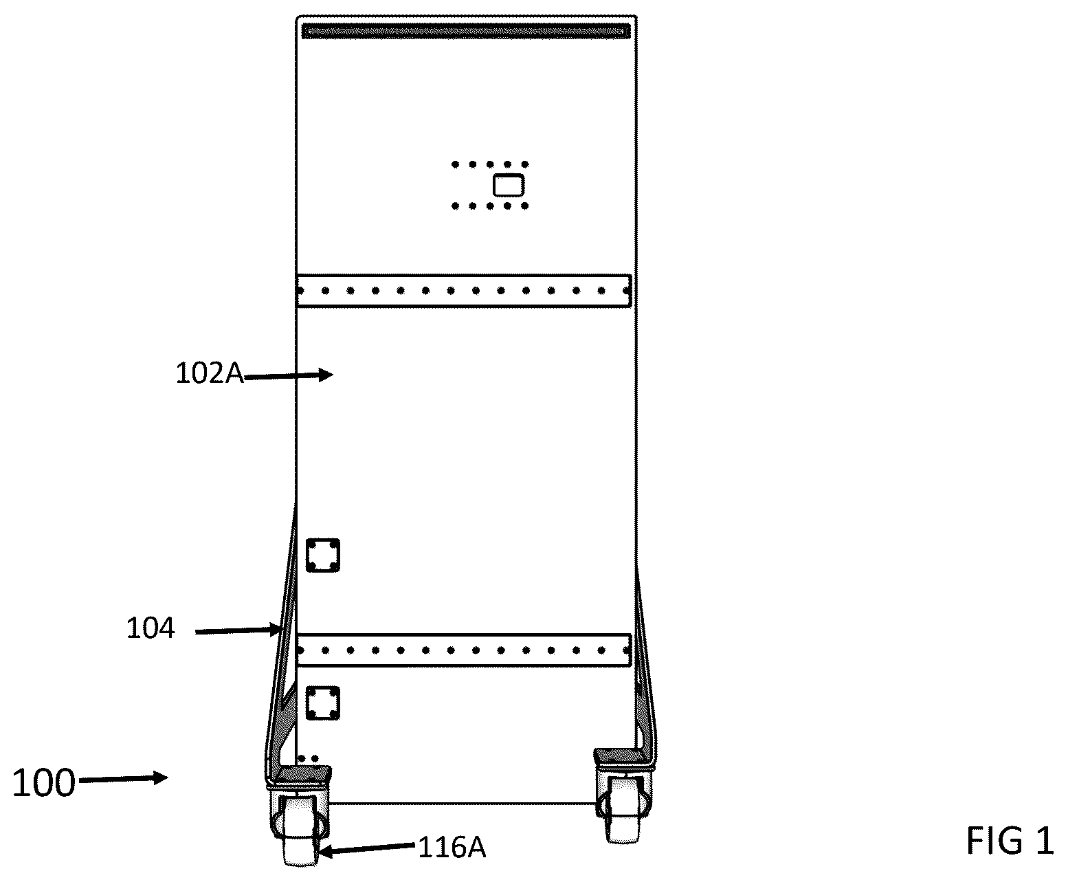Patent US12492885 — Systems and methods for providing a mobile expandable ballistic barrier apparatus — Figure 1