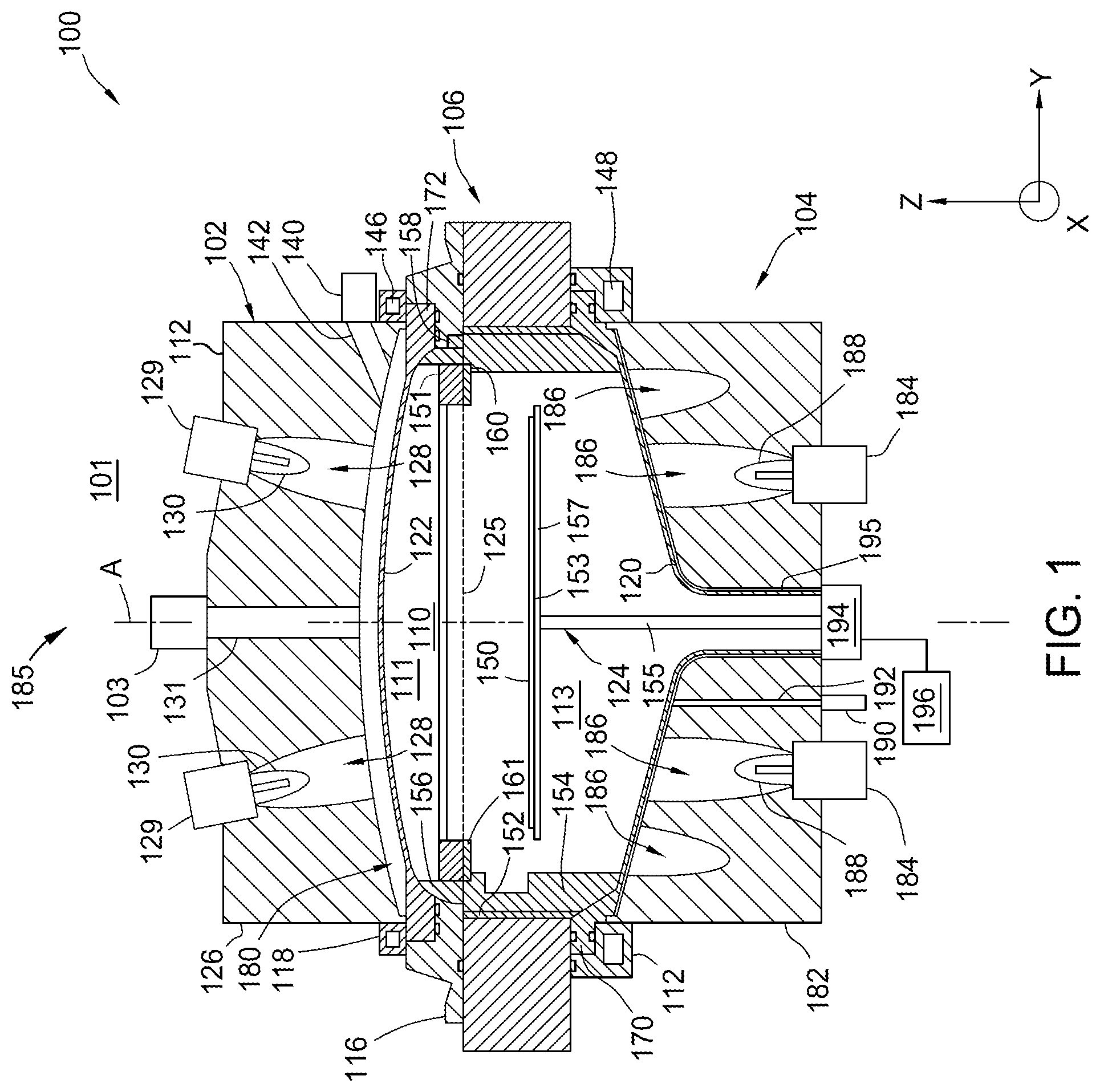 Patent US12492890 — In-situ reflectometry for real-time process control — Figure 1