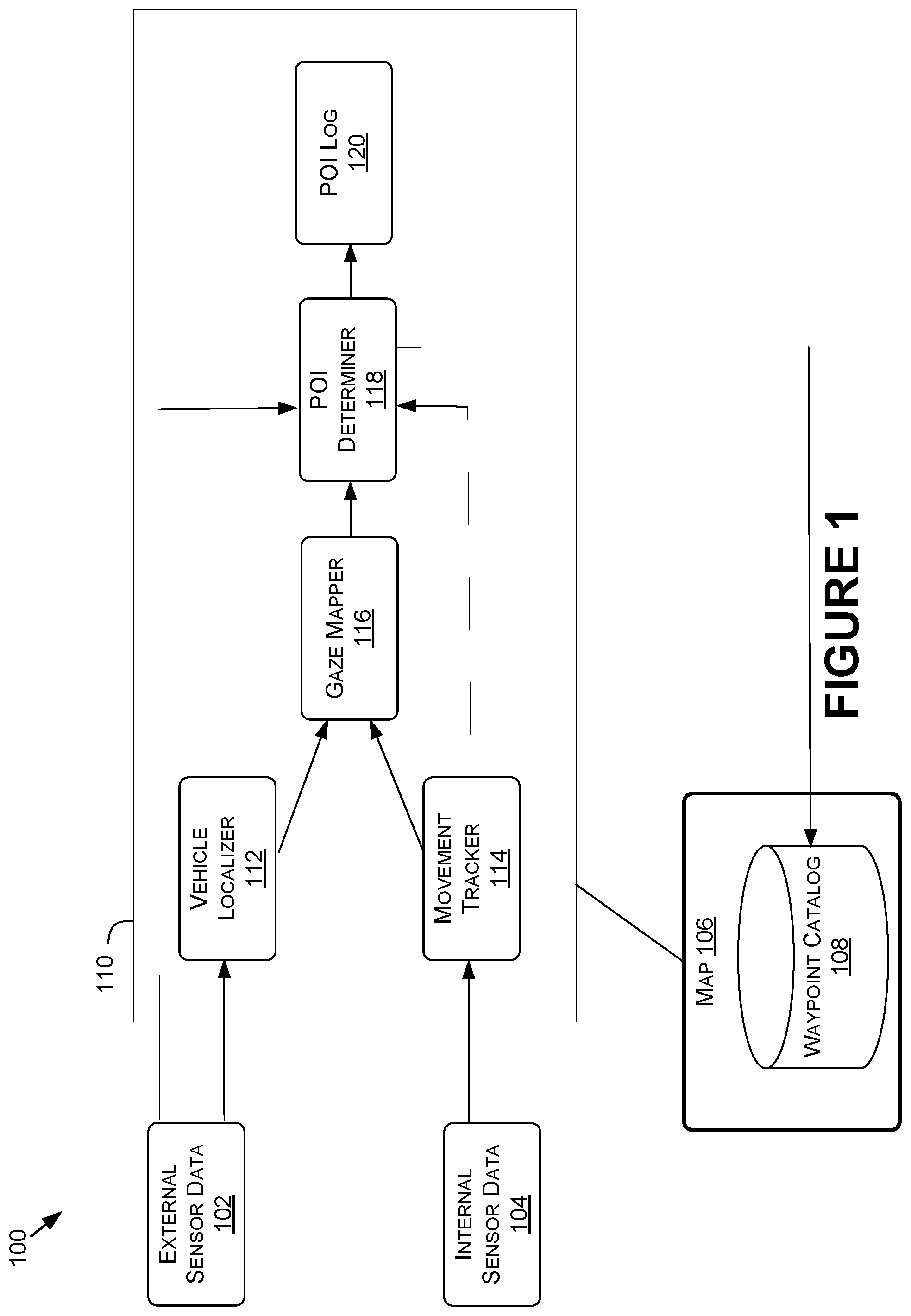 Patent US12492913 — Automatic graphical content recognition for vehicle applications — Figure 1