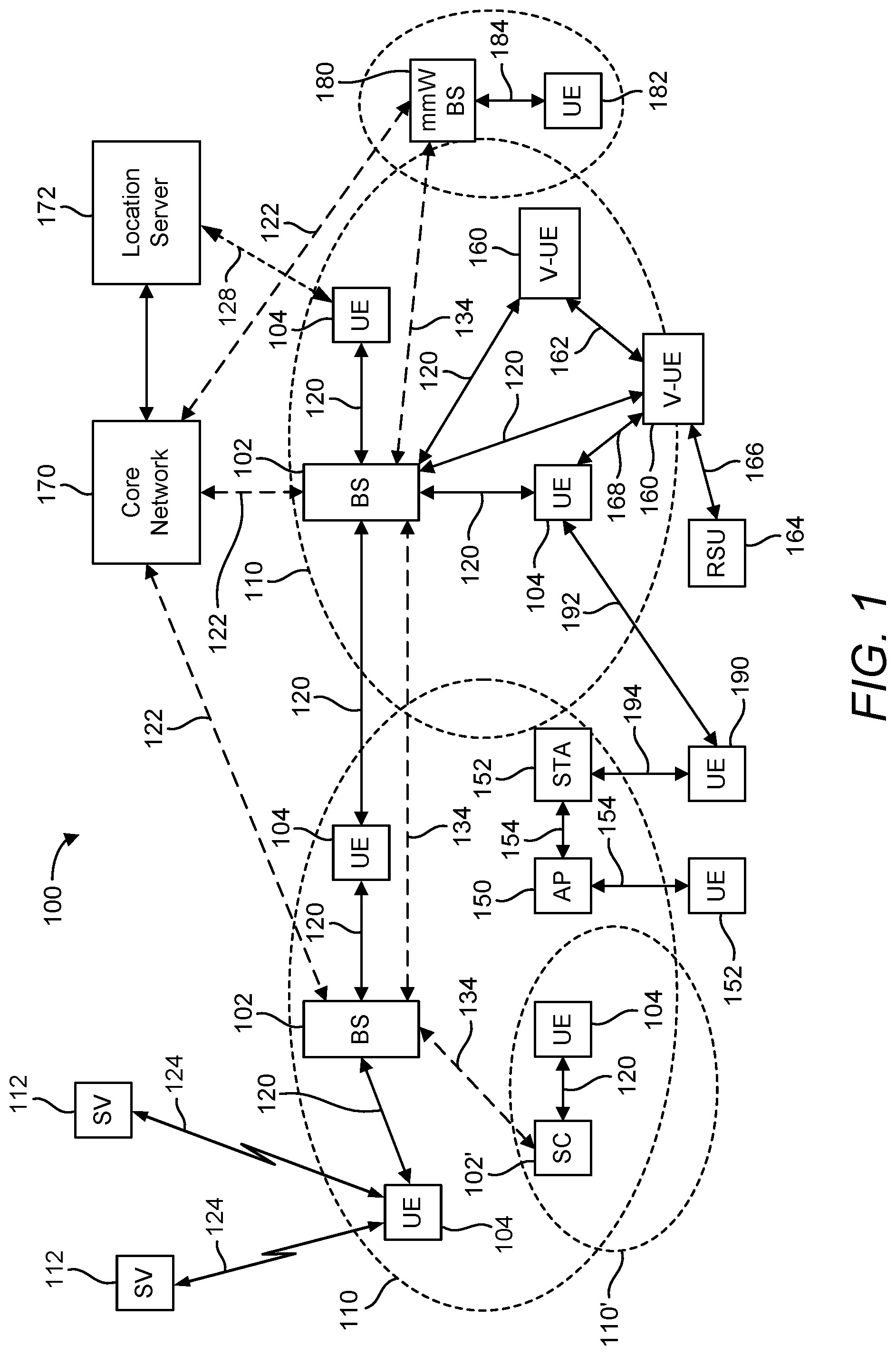 Patent US12492916 — Positioning operation based on filtered map data — Figure 1