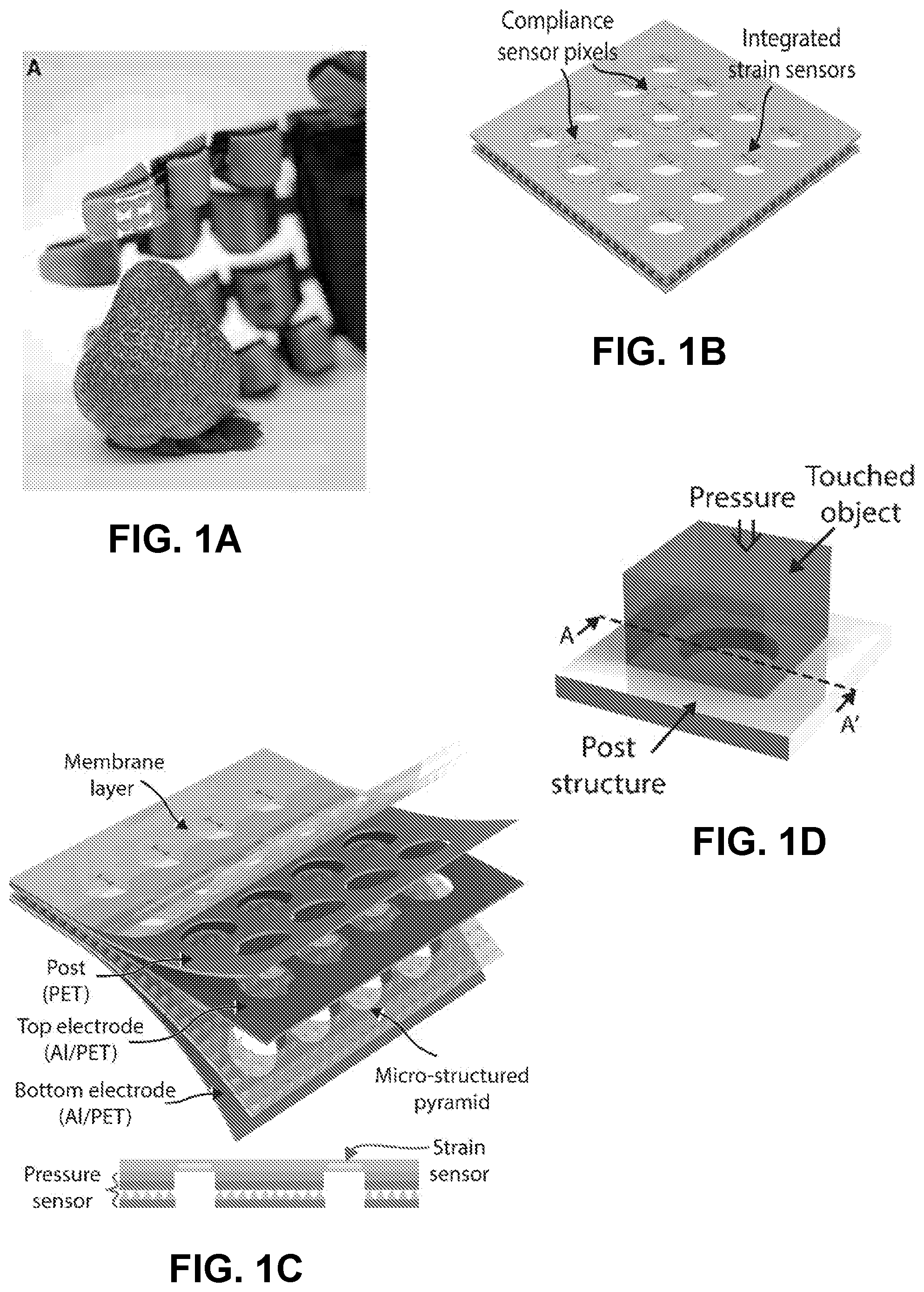 Patent US12492955 — Devices and methods involving sensing in response to an applied touch or other force — Figure 1