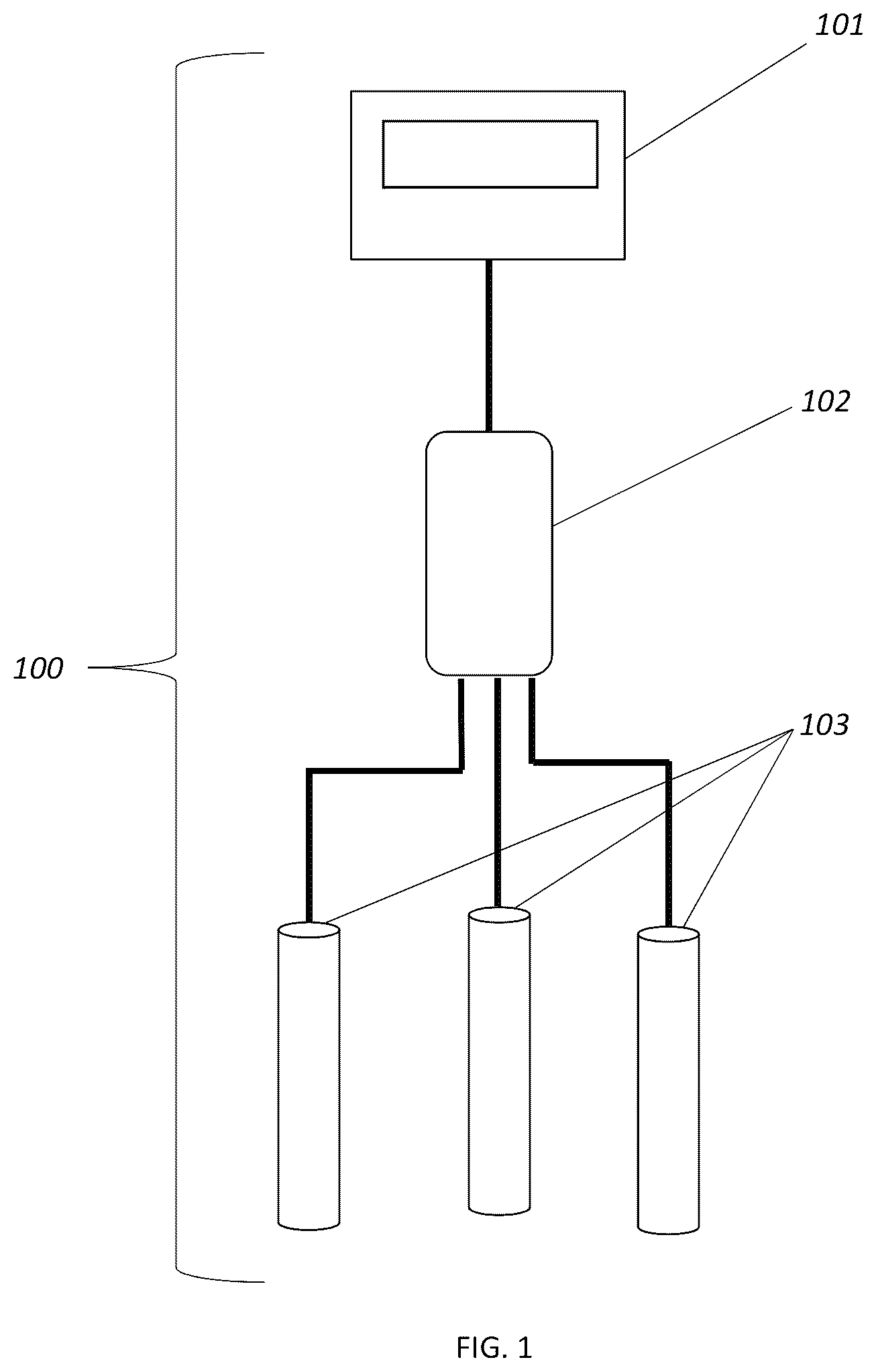 Patent US12492956 — Junction bank for scale controller and load cell — Figure 1