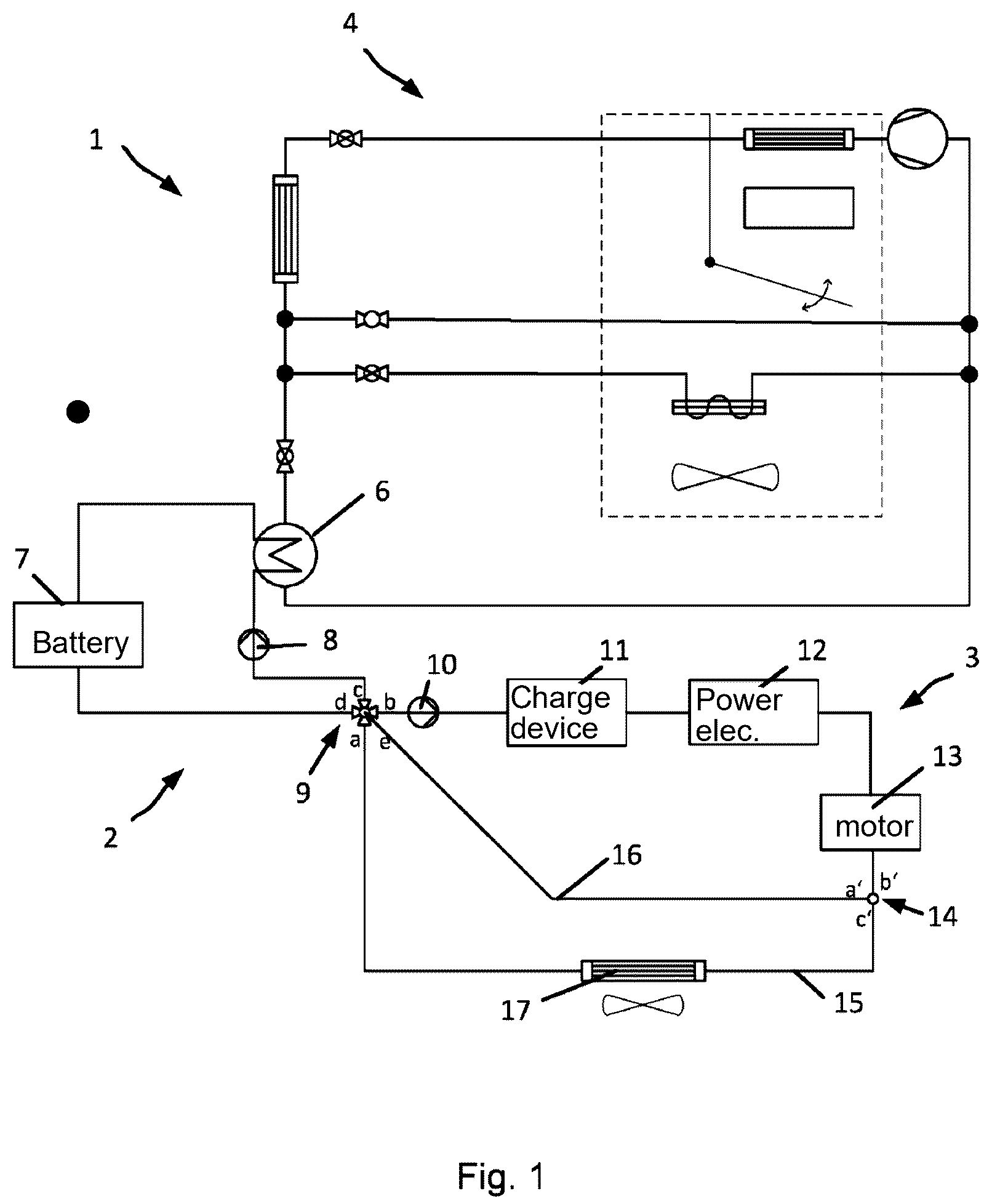 Patent US12492959 — Method for monitoring an oil flow in an oil cooling circuit — Figure 1