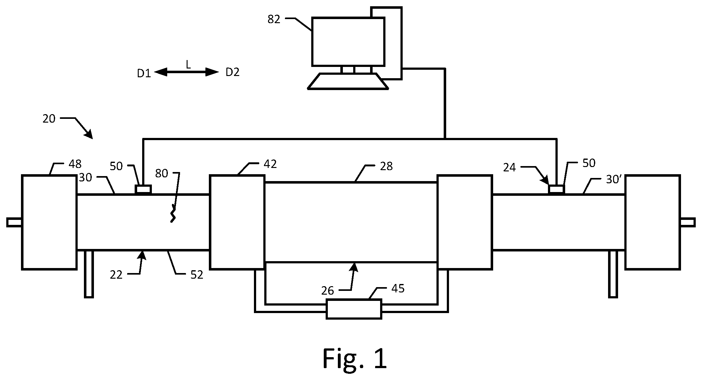 Patent US12492961 — Acoustic emissions monitoring of high pressure systems — Figure 1