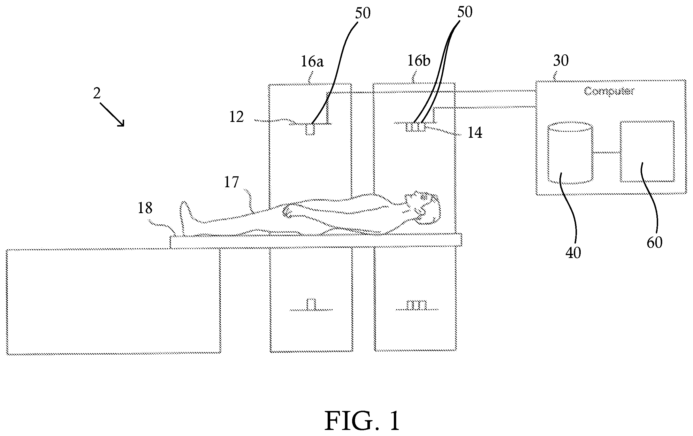 Patent US12496020 — High sensitivity continuous bed motion — Figure 1