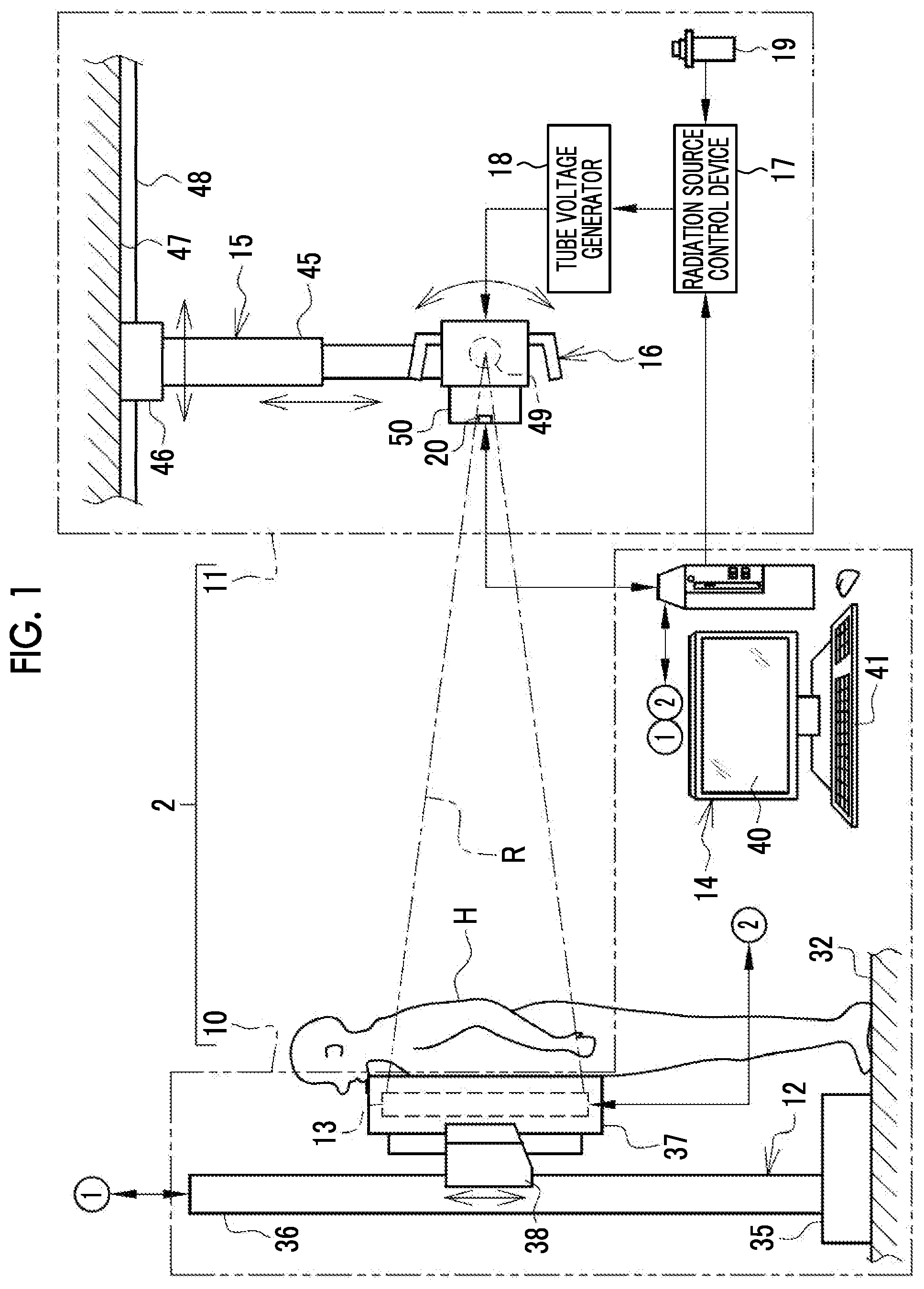 Patent US12496022 — Imaging support apparatus, operation method of imaging support apparatus, and operation program of imaging support apparatus — Figure 1