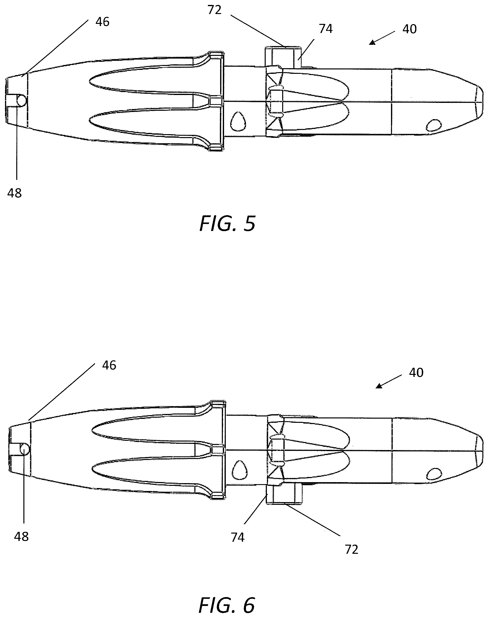 Patent US12496066 Figure 4 – Surgical stapler handle assembly having actuation mechanism with longitudinally rotatable shaft