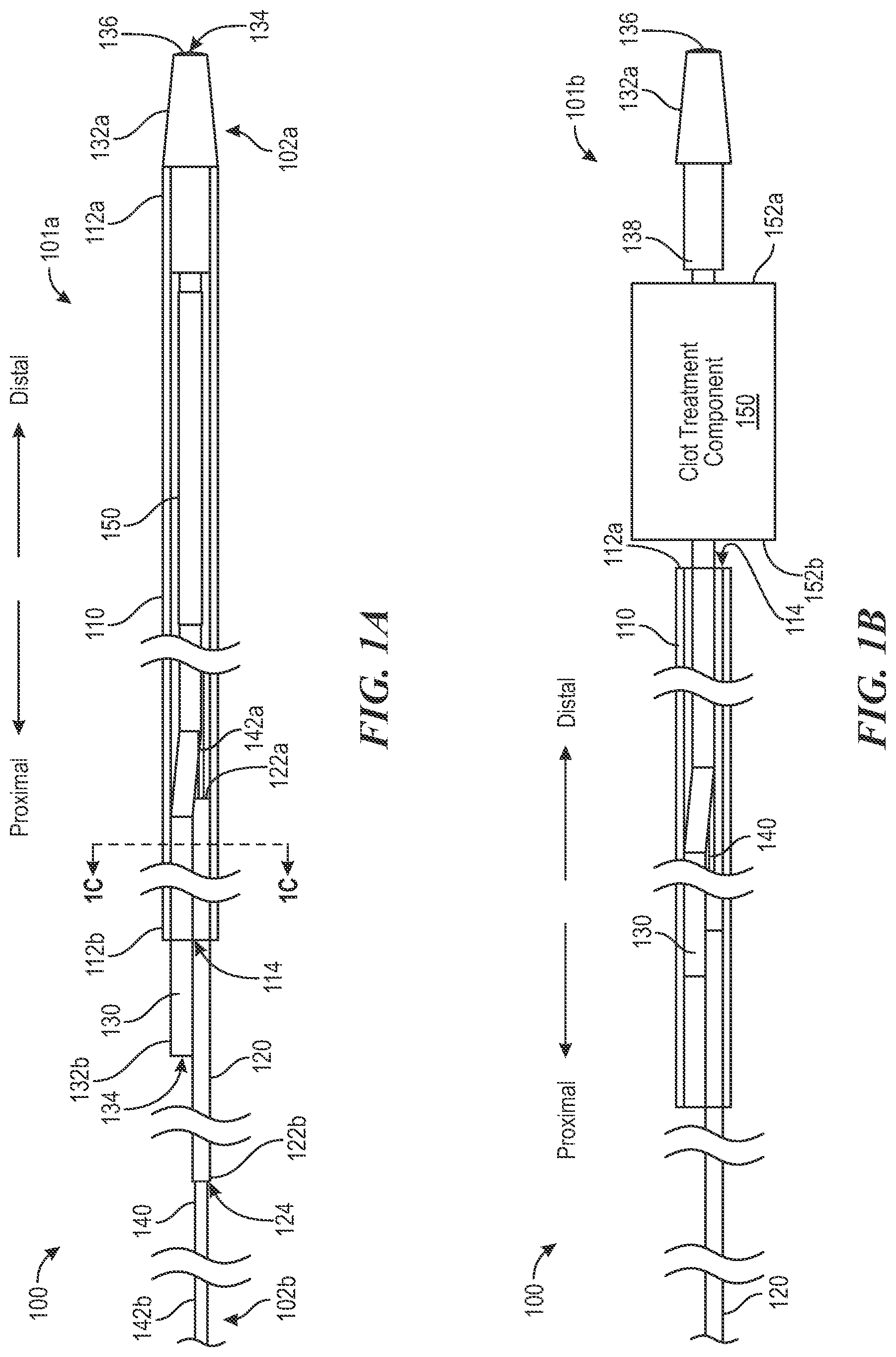 Patent US12496081 — Catheter for use with clot treatment systems — Figure 1