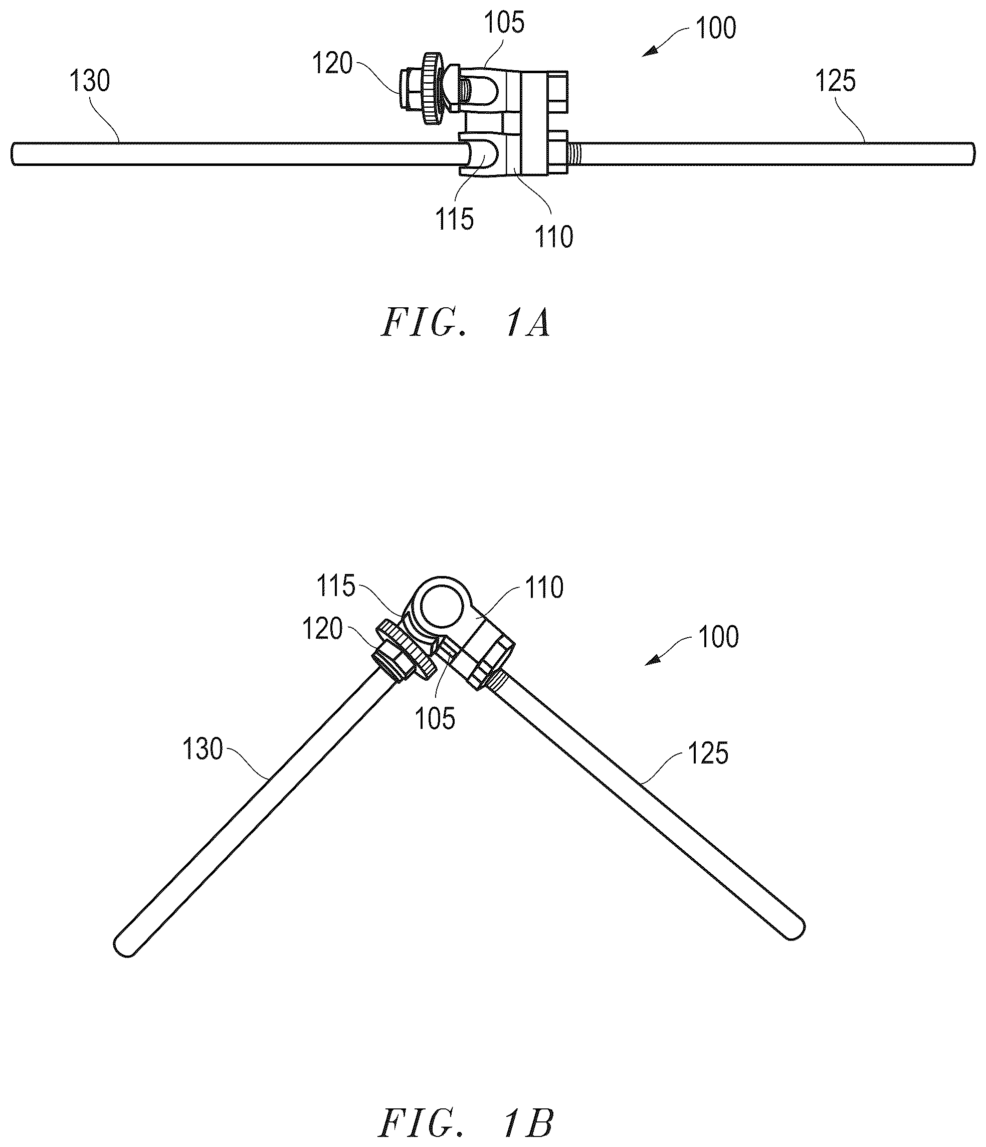Patent US12496100 — Hinge-link spinal correction device and method — Figure 1