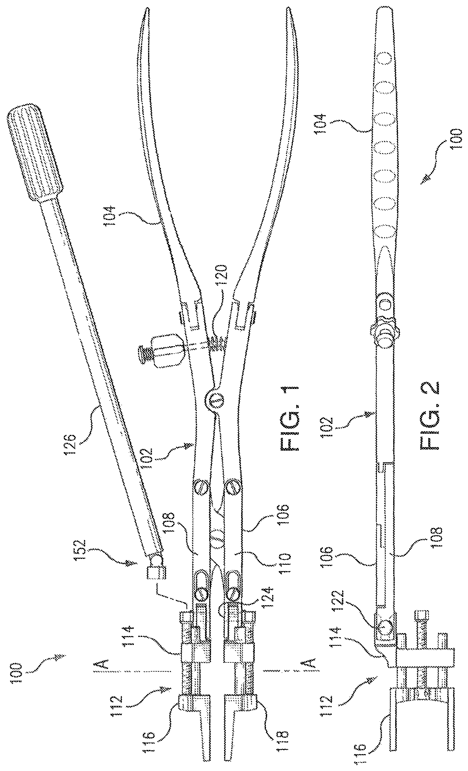 Patent US12496102 — Translational instrumentation for spondylolisthesis and scoliosis reduction — Figure 1