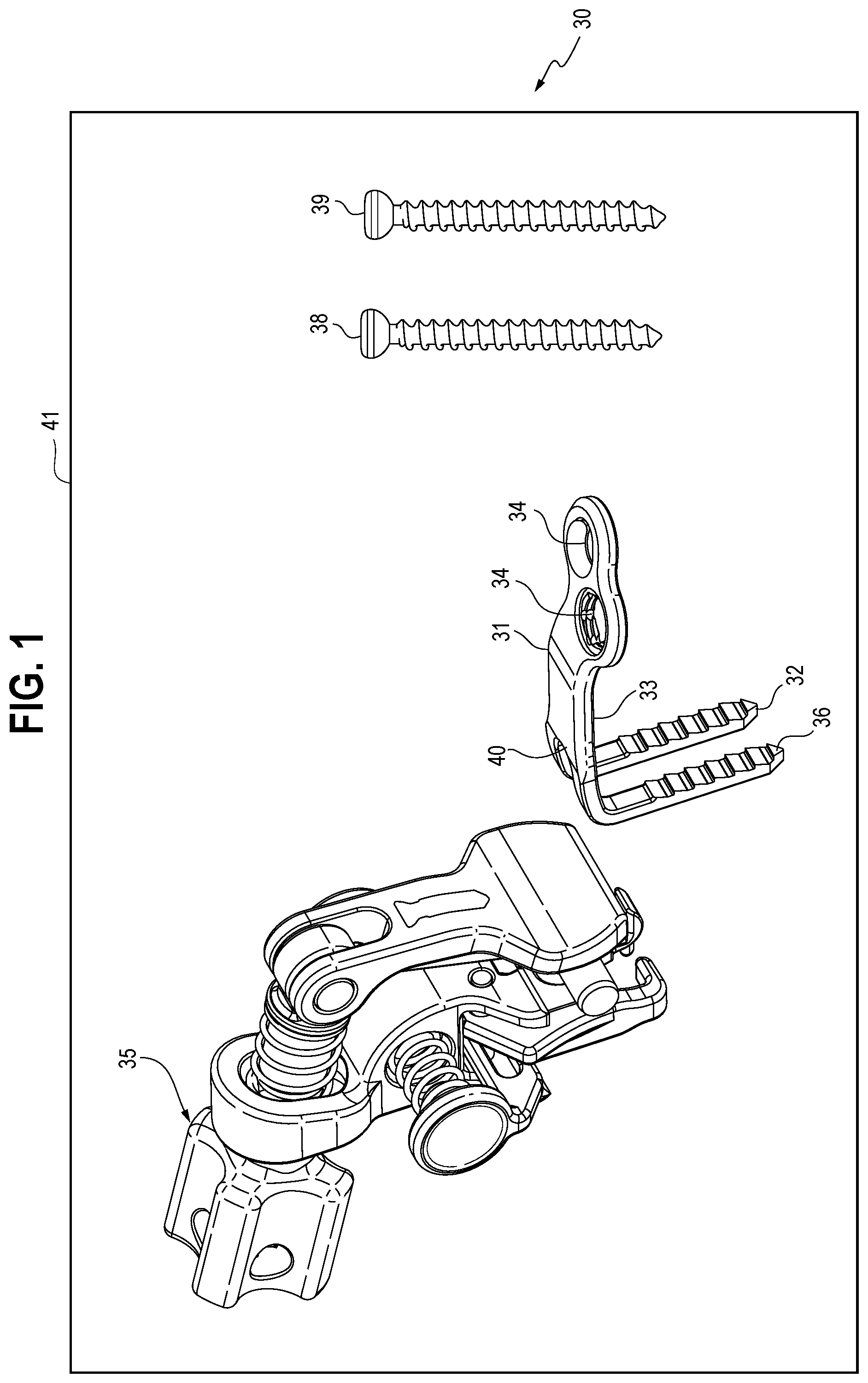 Patent US12496111 — Plate inserter tool — Figure 1