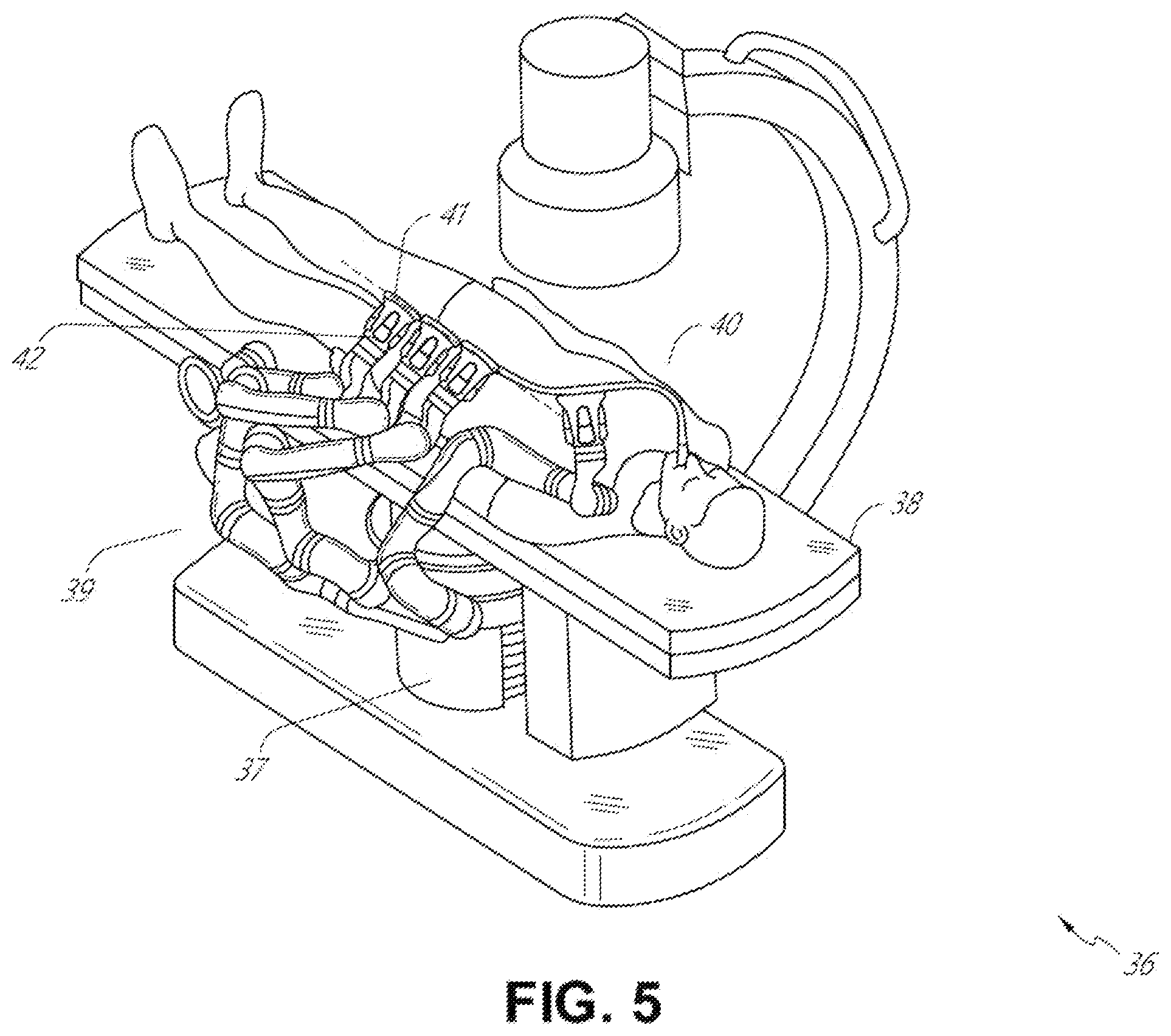 Patent US12496151 Figure 5 – Self-aligned docking for a robotic surgical platform