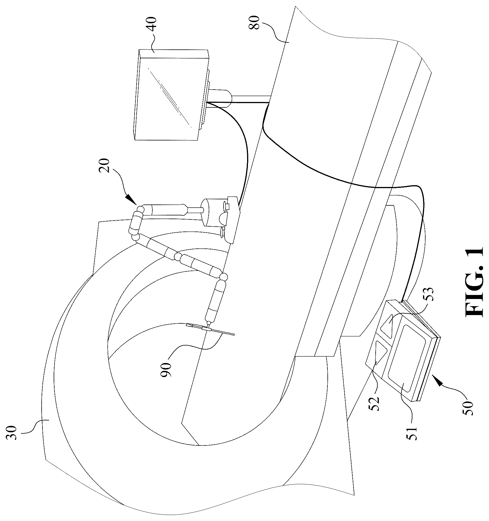 Patent US12496152 — Puncture guiding system and method — Figure 1