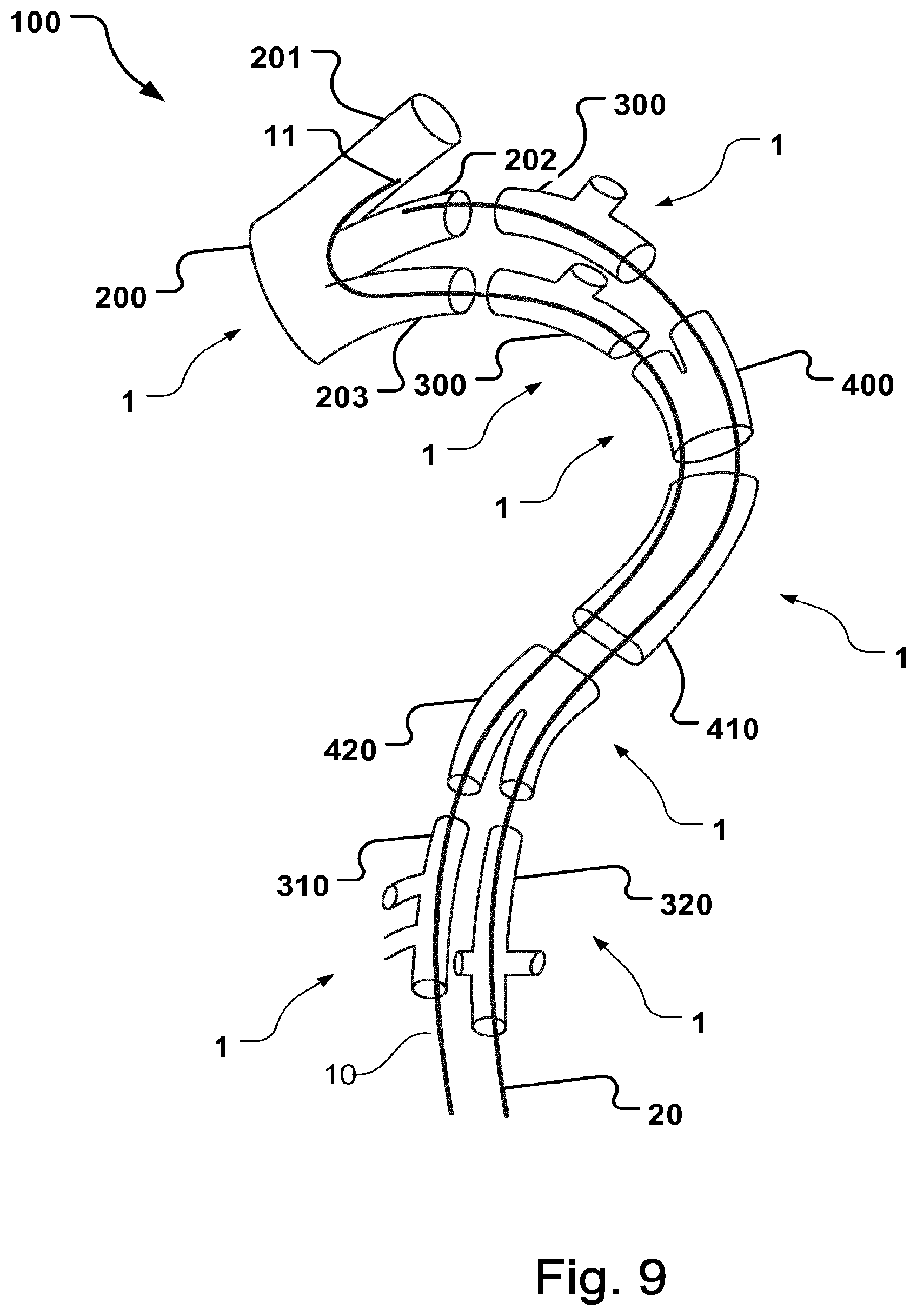 Patent US12496184 Figure 7 – Stent-graft prosthesis, system and method for improved delivery of a stent-graft prosthesis