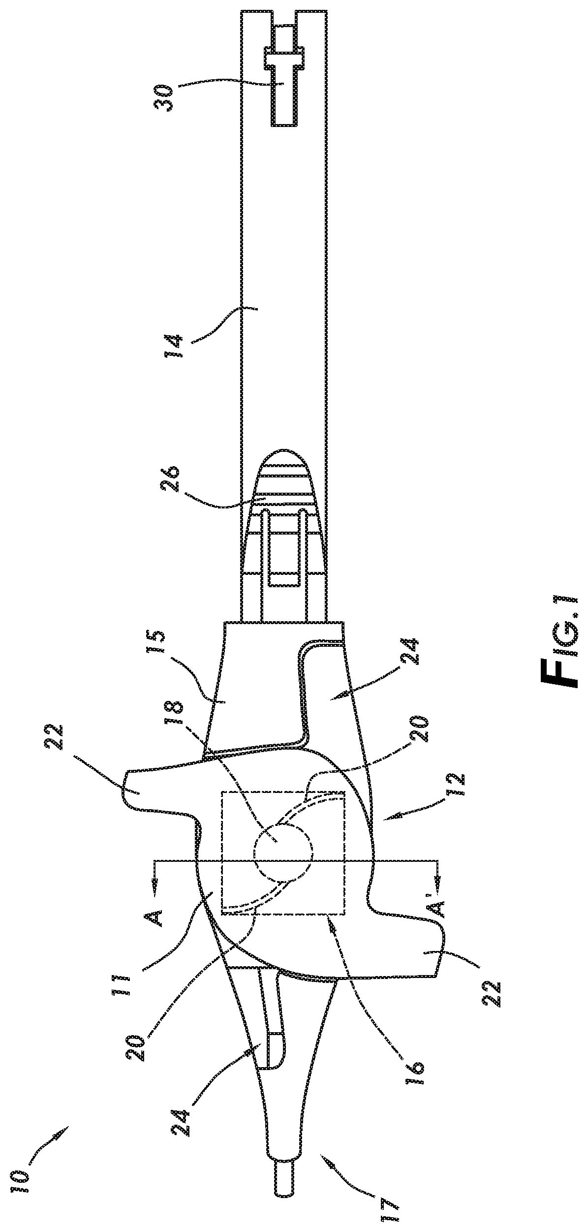 Patent US12496189 — Packaging-integrated manually actuated intraocular lens cartridge — Figure 1
