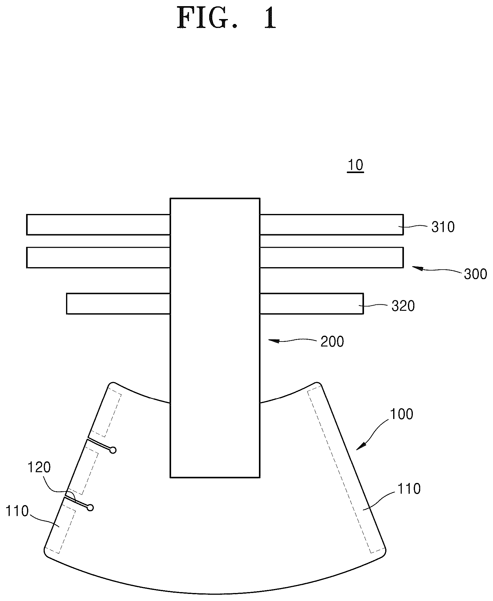 Patent US12496208 — Ankle orthosis for bed — Figure 1