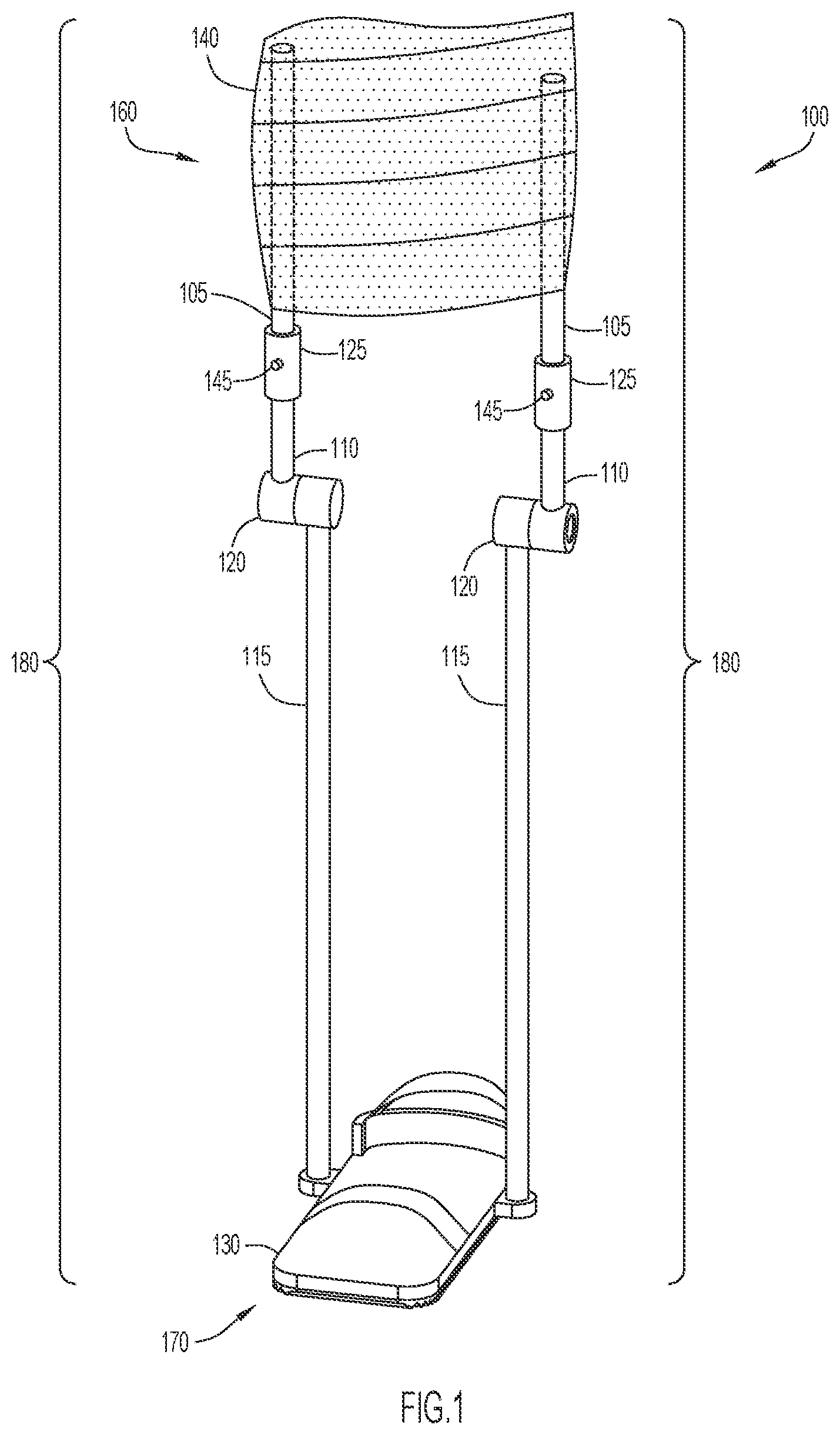 Patent US12496210 — Method and apparatus to maintain distance between bones of a neck for pain relief — Figure 1