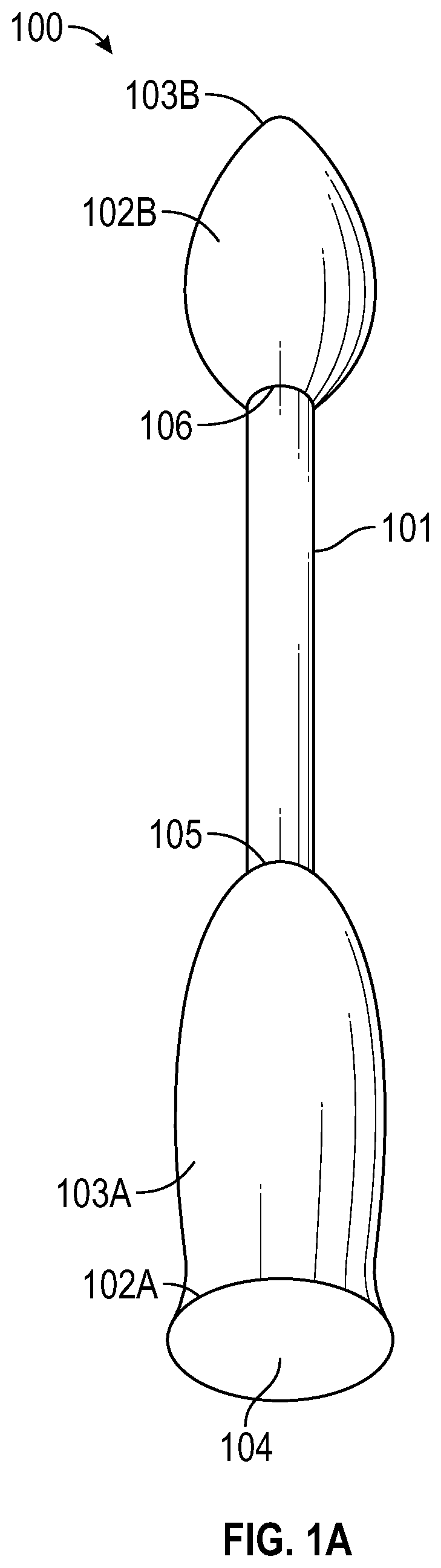 Patent US12496227 — Hygienic dual-ended ear-cleaning swab with continuous airflow passage and sanitary wrapping — Figure 1