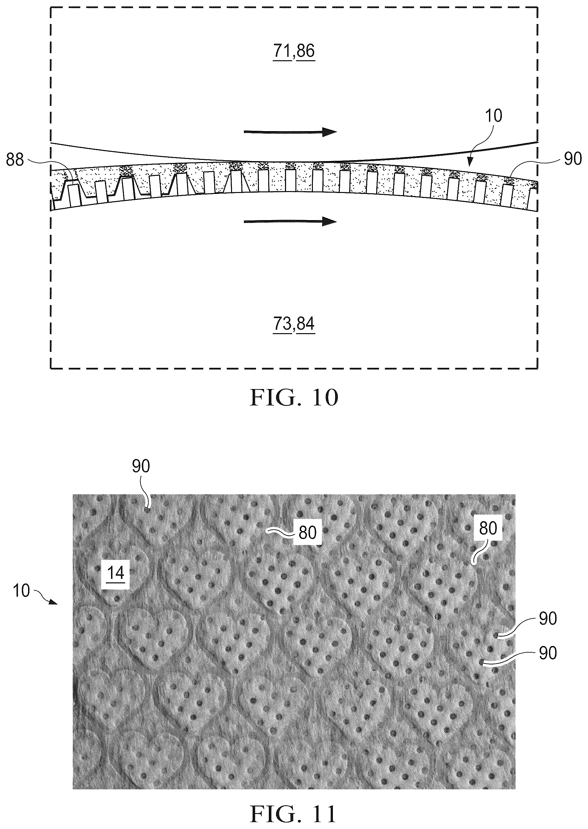 Patent US12496238 Figure 6 – Shaped nonwoven