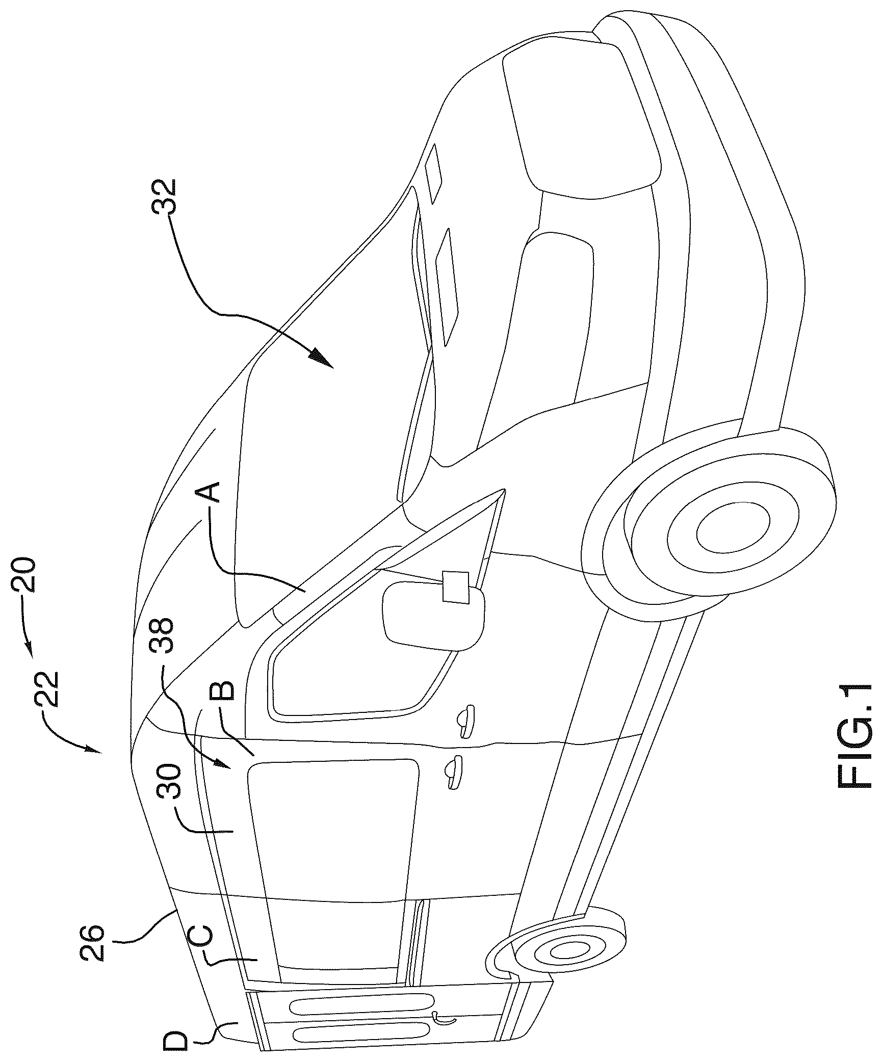 Patent US12496241 — Accessibility vehicle — Figure 1