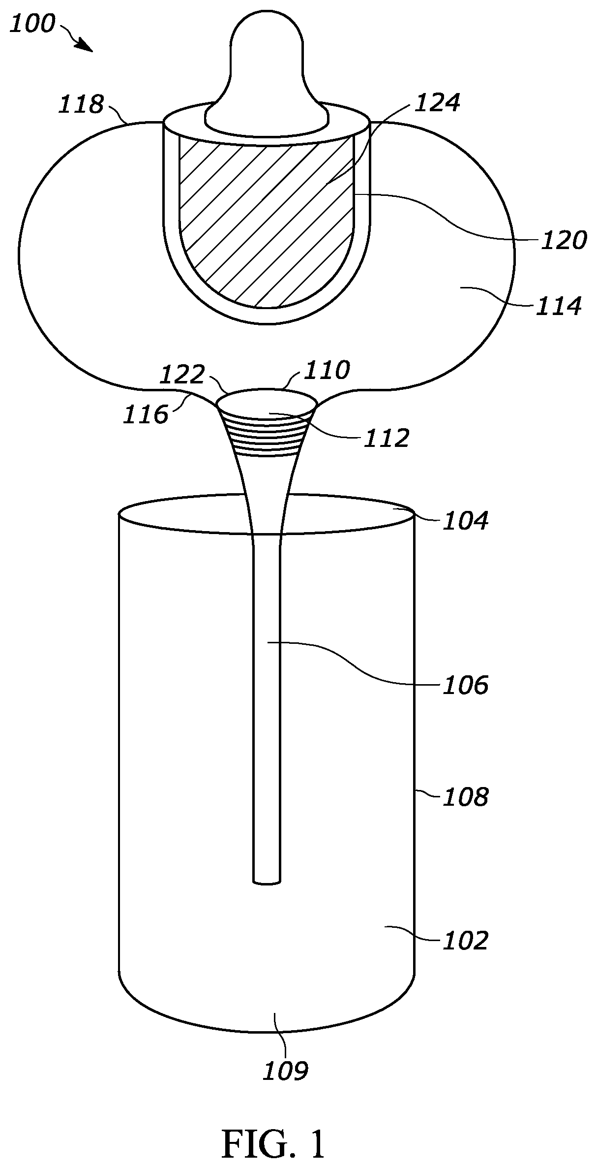 Patent US12496371 Figure 1 – Diffuser system