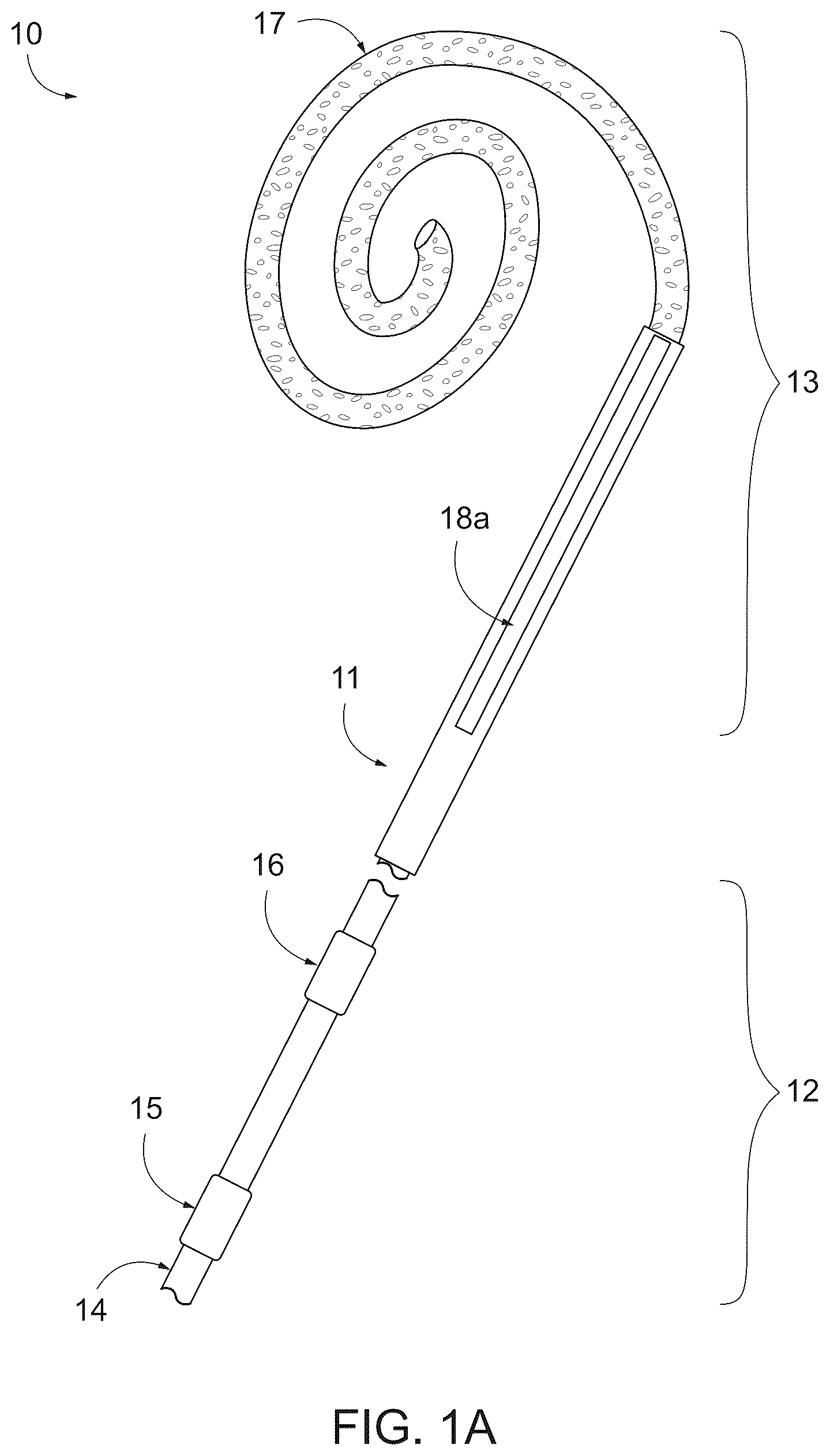 Patent US12496385 — Peritoneal dialysis catheter with an expandable structure — Figure 1
