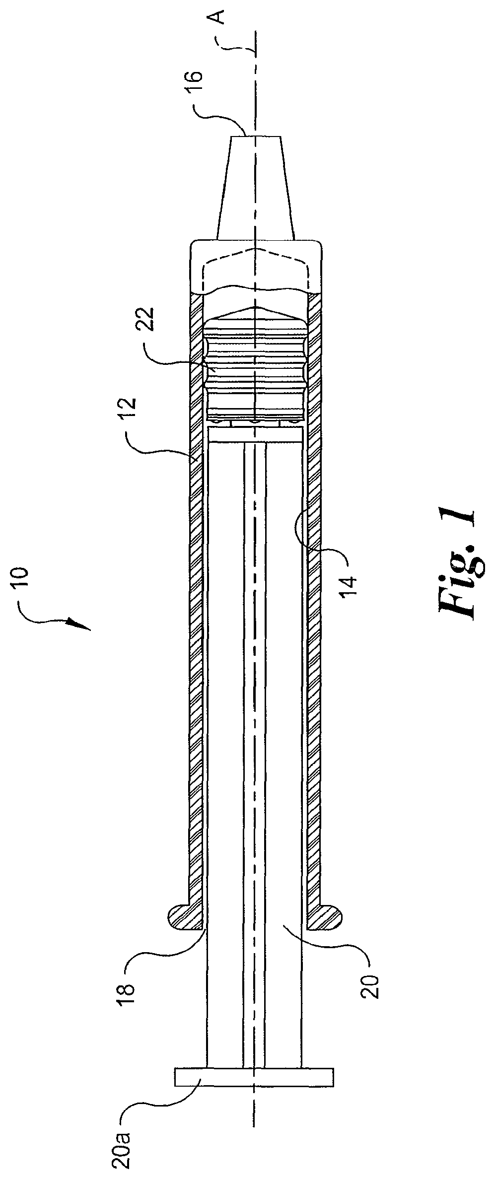 Patent US12496406 — Pharmaceutical syringe piston — Figure 1
