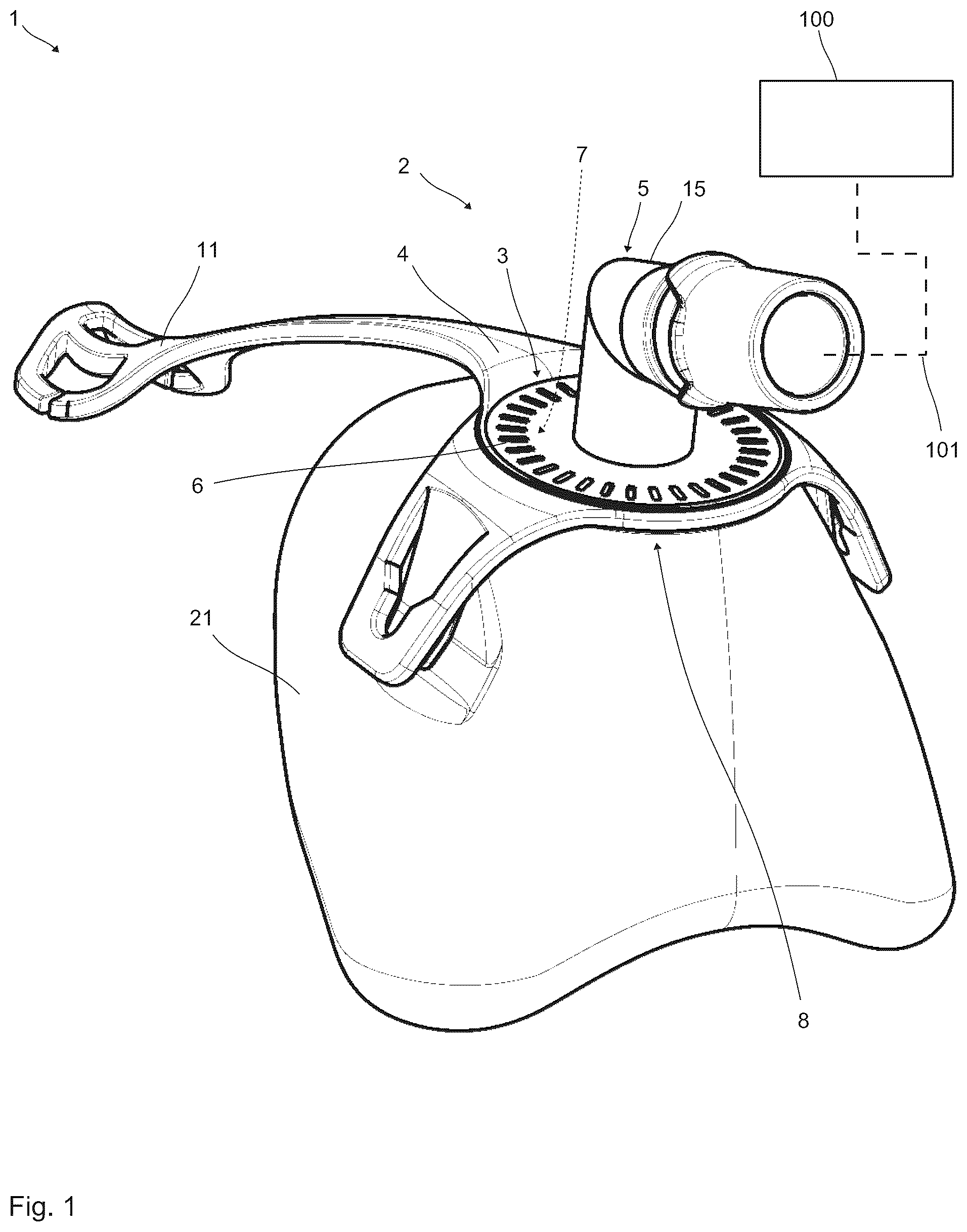 Patent US12496419 — Respiratory mask and process for making a respiratory mask — Figure 1