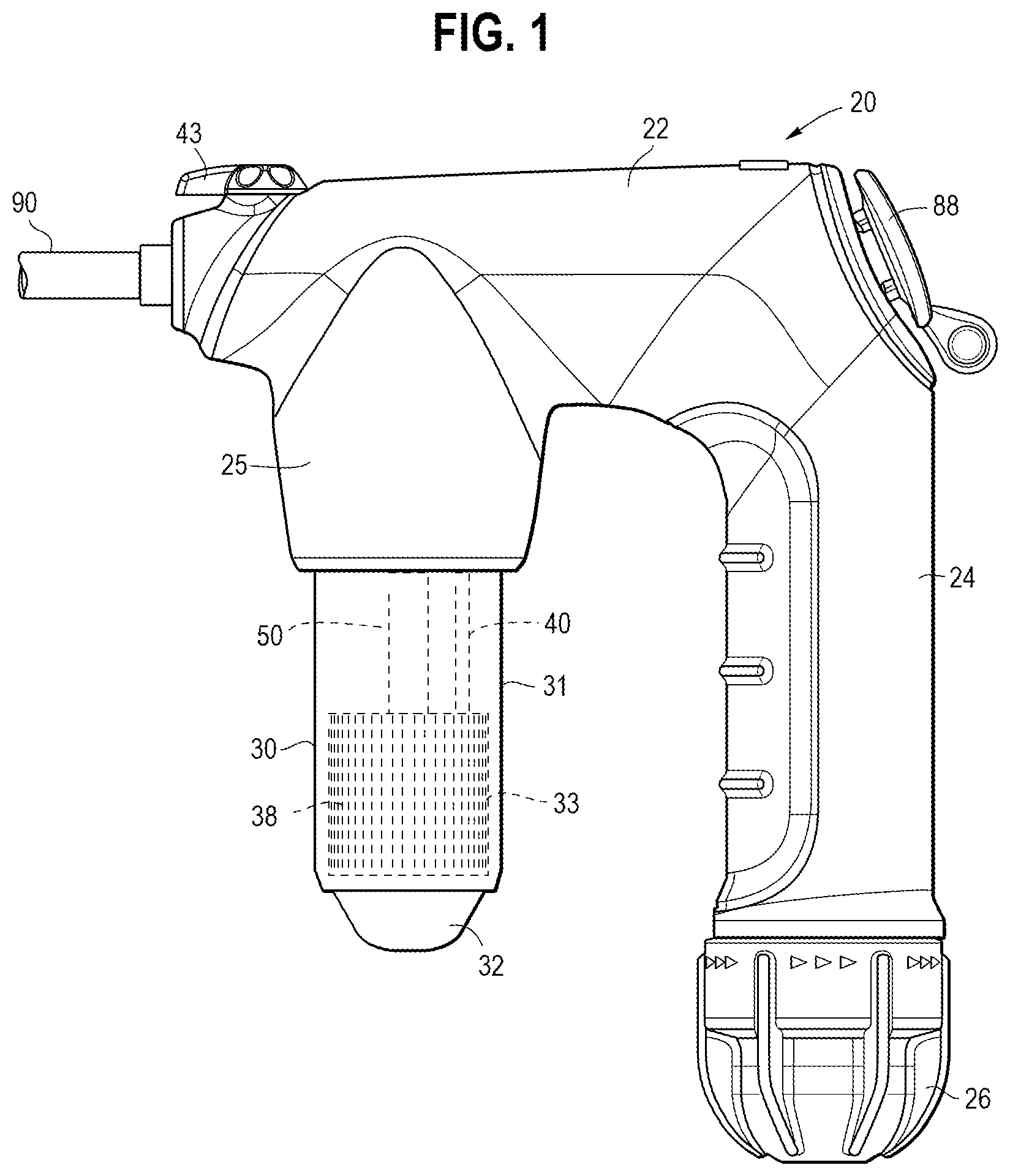 Patent US12496429 Figure 1 – Systems and methods for delivering pressurized fluid to a target site alone or in conjunction with therapeutic agents