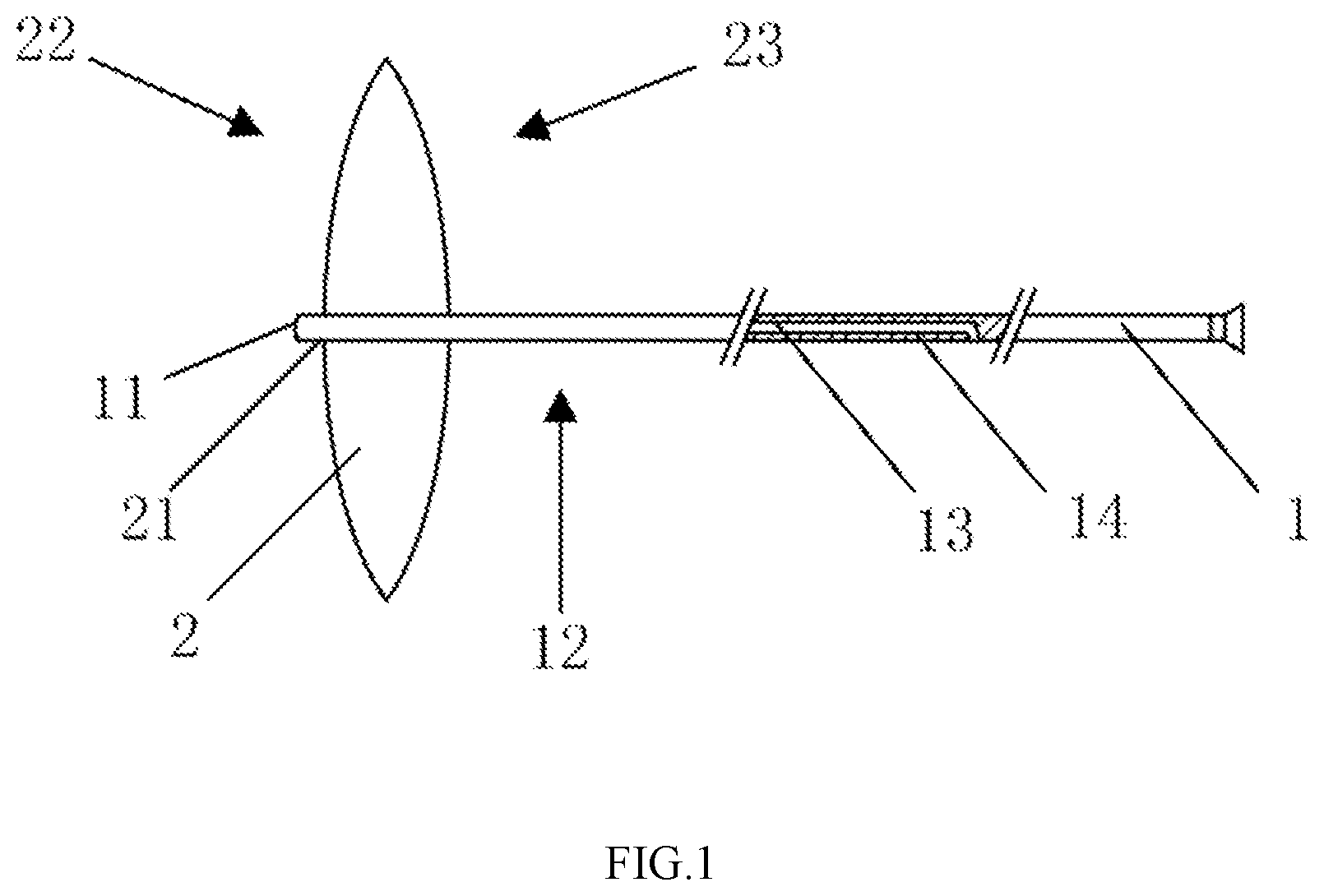 Patent US12496435 — Balloon device and a medical device comprising it — Figure 1