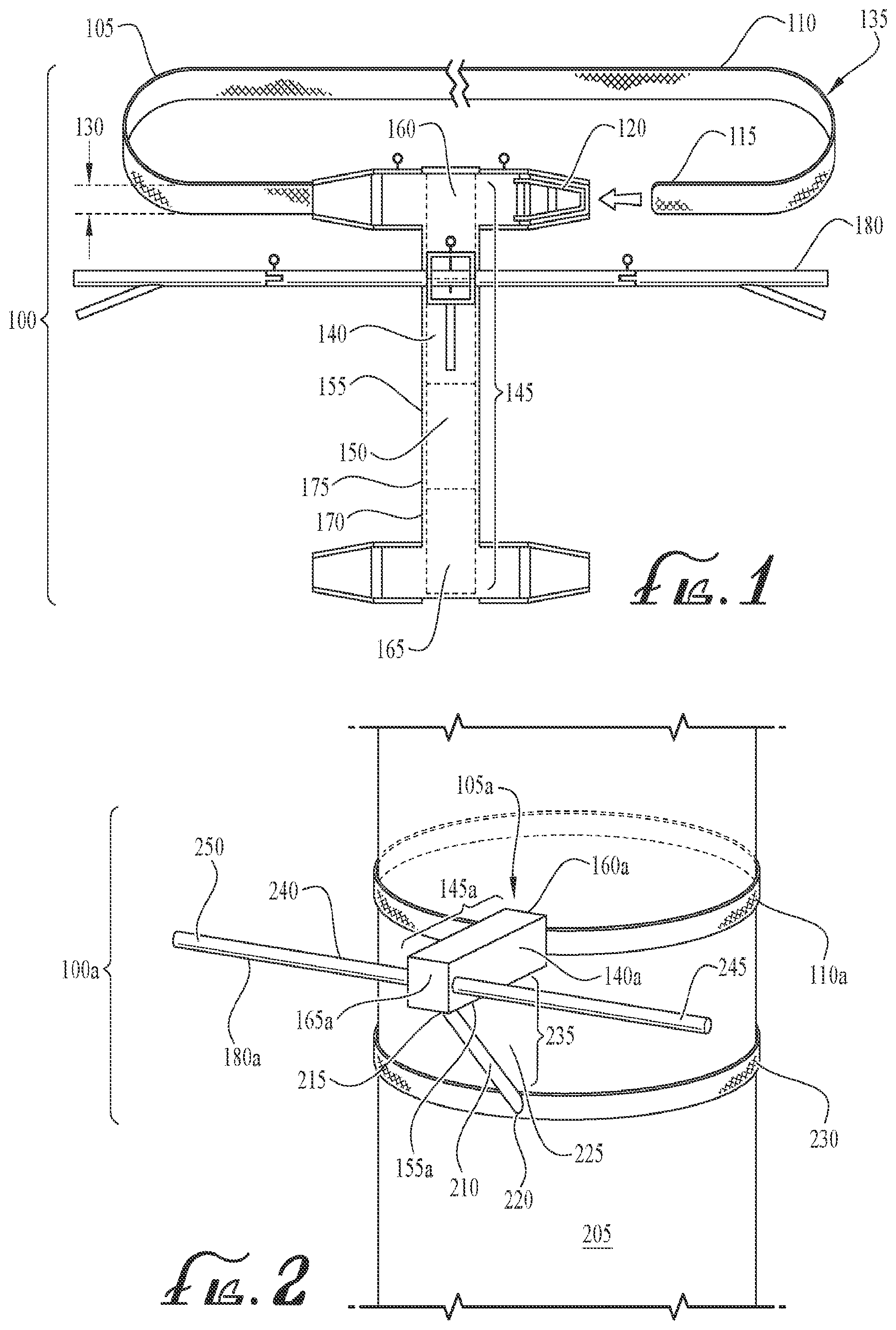 Patent US12496483 — Portable gravity based and bodyweight exercise device — Figure 1